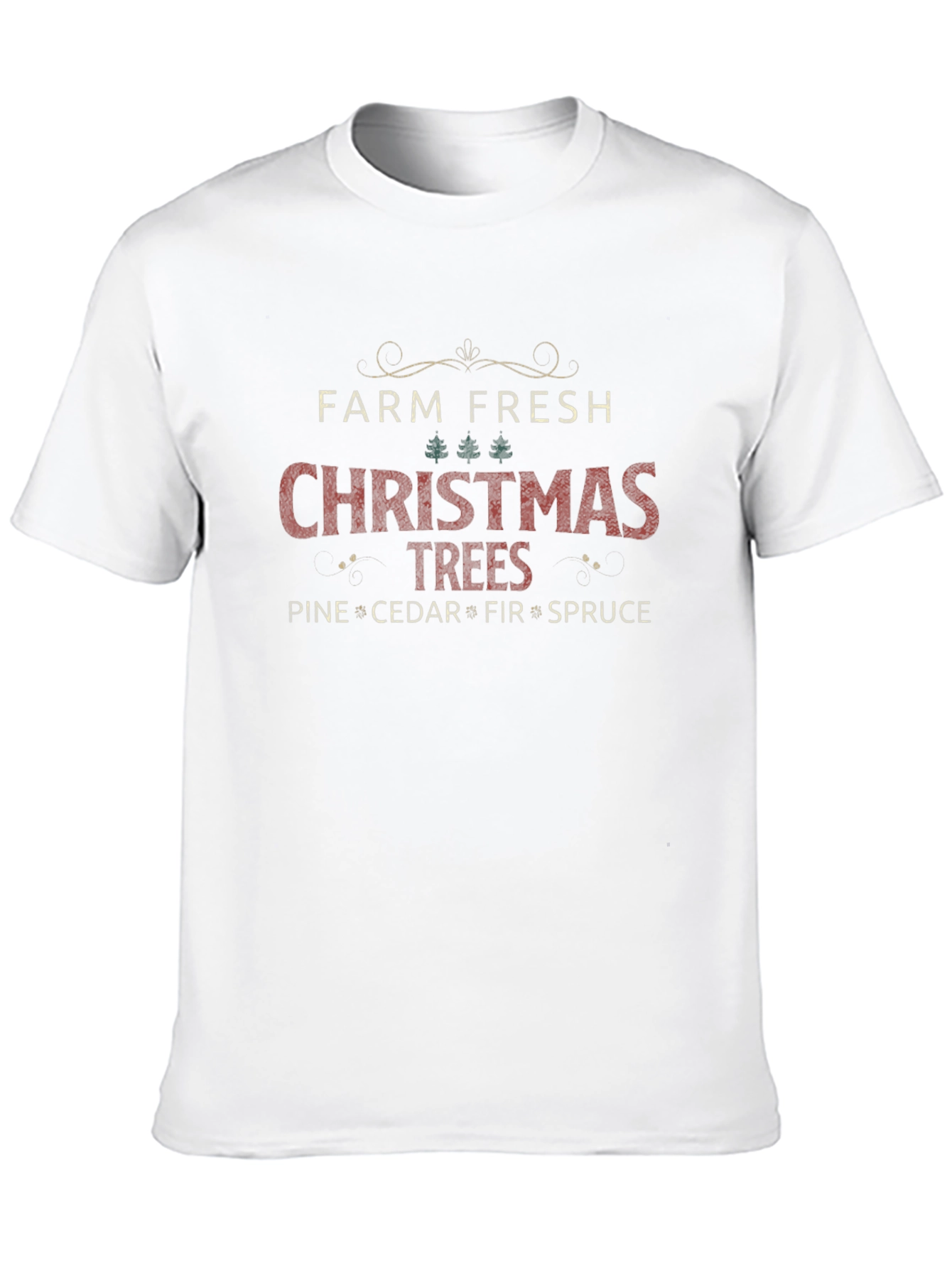 Farm Fresh Christmas Trees Graphic T-Shirt