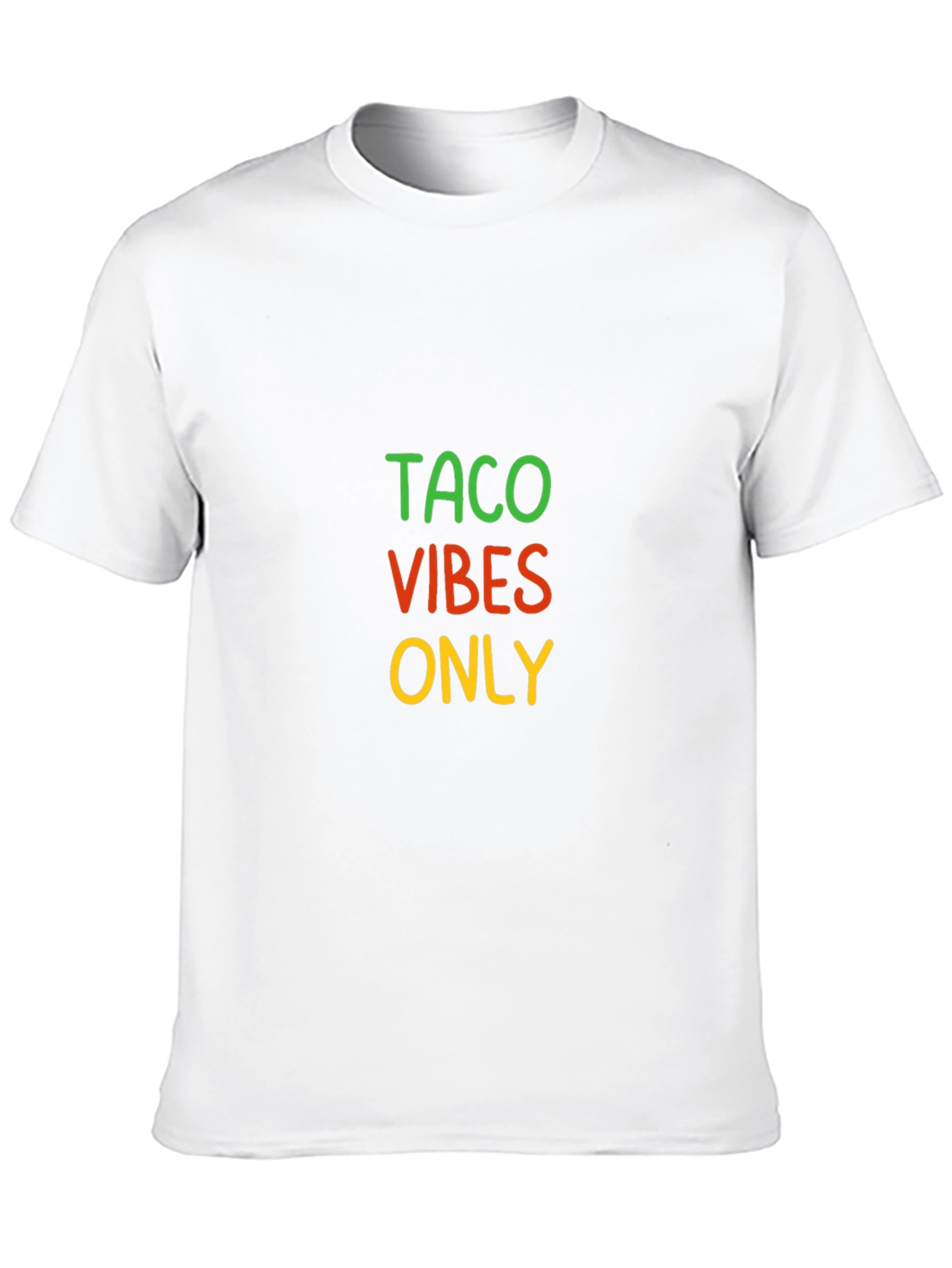 Taco Vibes Only Graphic Tee - Black Cotton T-Shirt