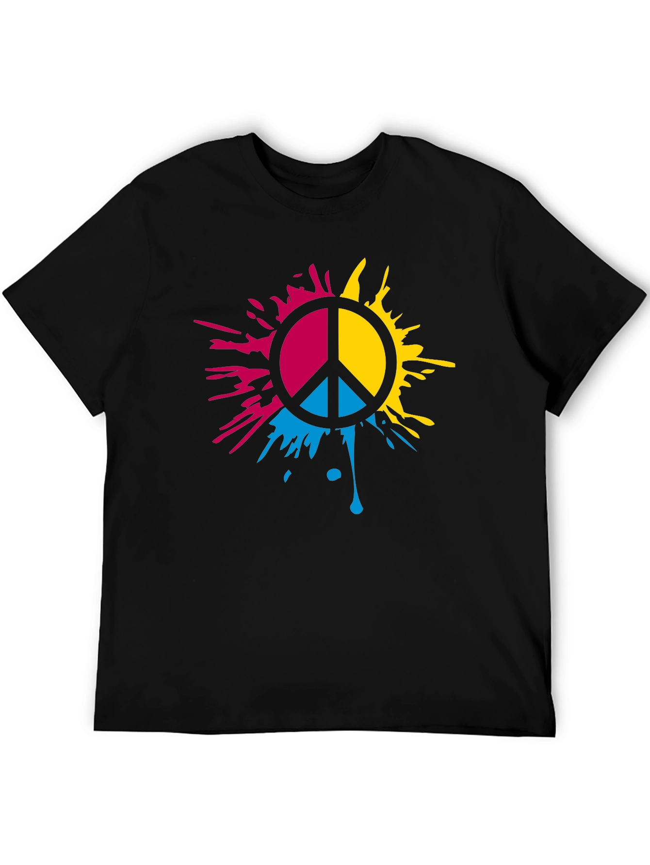 Pansexual Pride Peace Sign T-Shirt