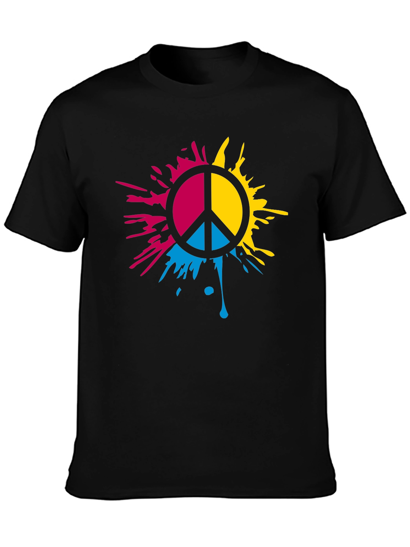 Pansexual Pride Peace Sign T-Shirt