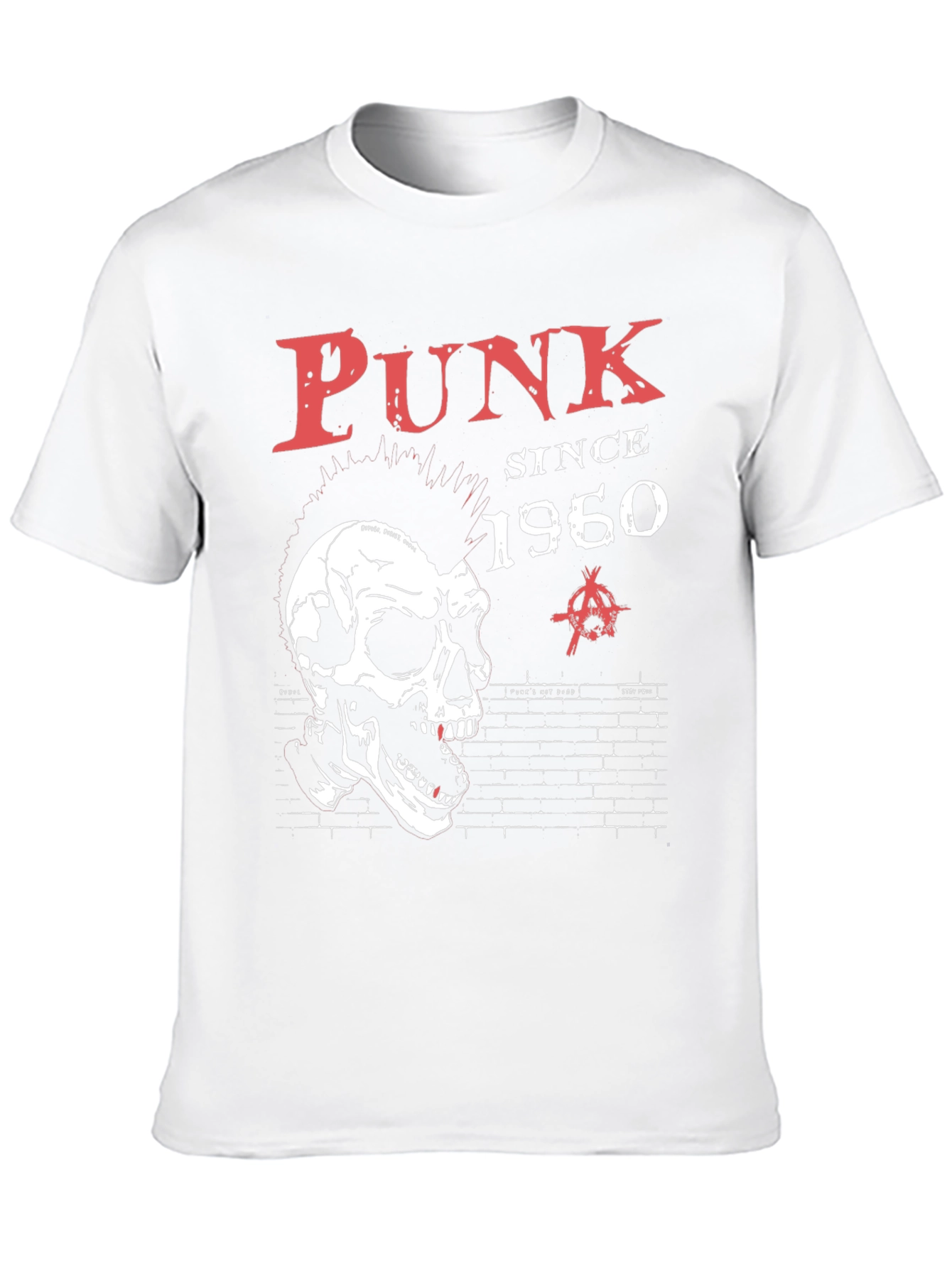 Punk Since 1960 T-Shirt - Skull Graphic Tee
