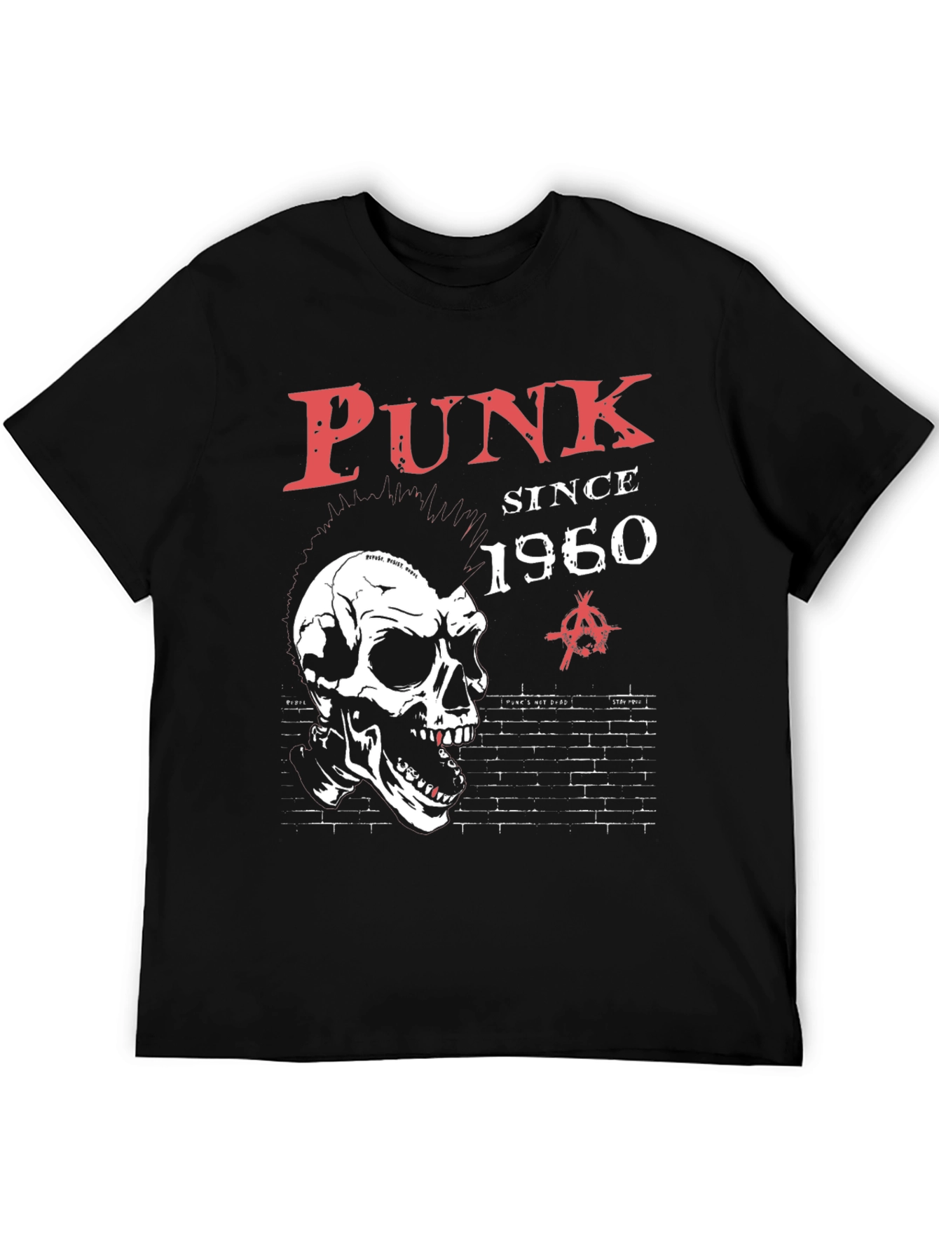 Punk Since 1960 T-Shirt - Skull Graphic Tee