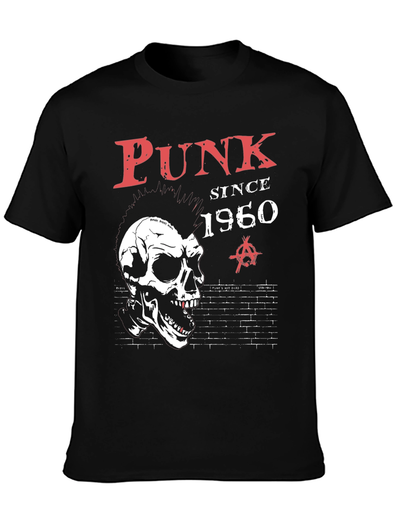 Punk Since 1960 T-Shirt - Skull Graphic Tee