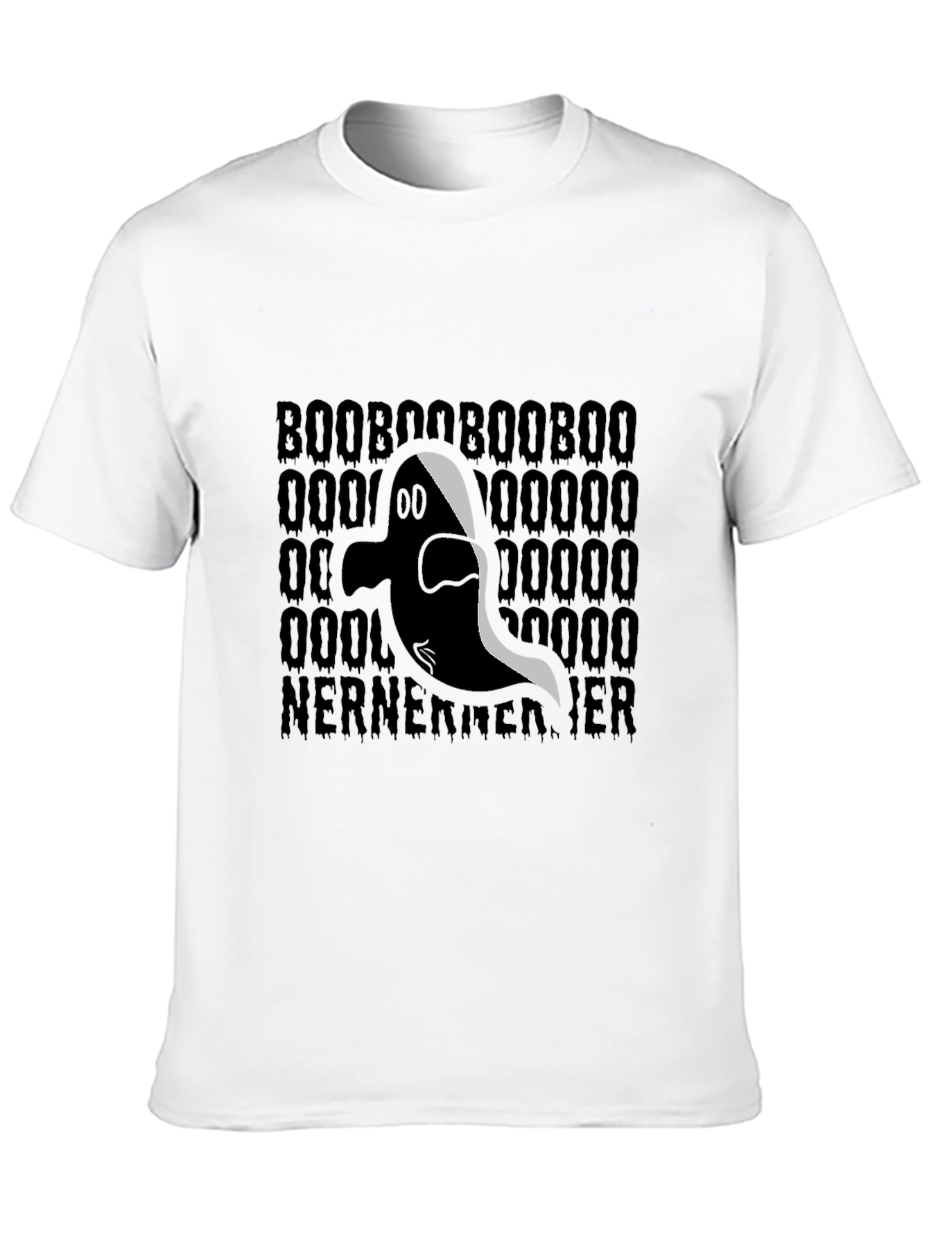 Boo Ghost Graphic Tee - Halloween Spooky Shirt
