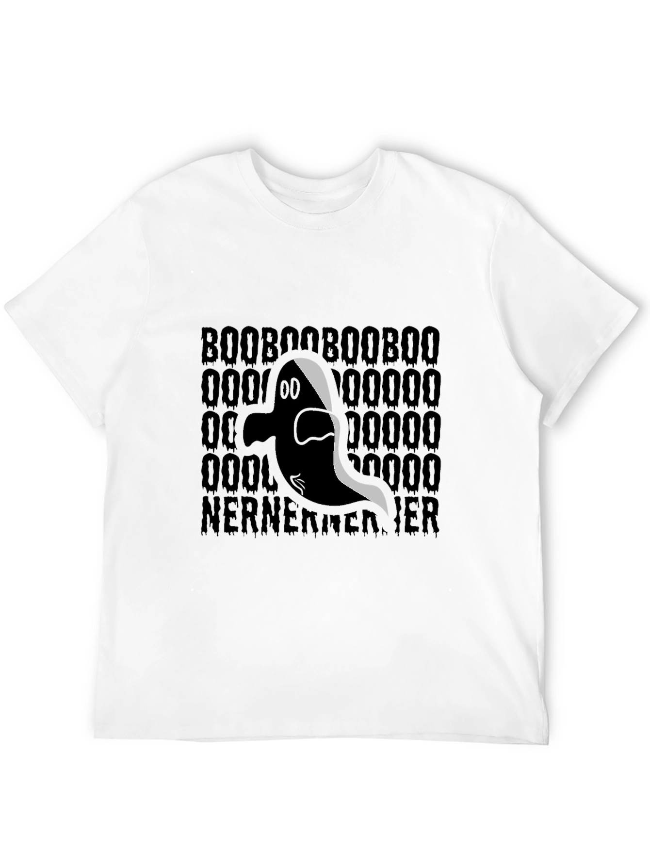 Boo Ghost Graphic Tee - Halloween Spooky Shirt