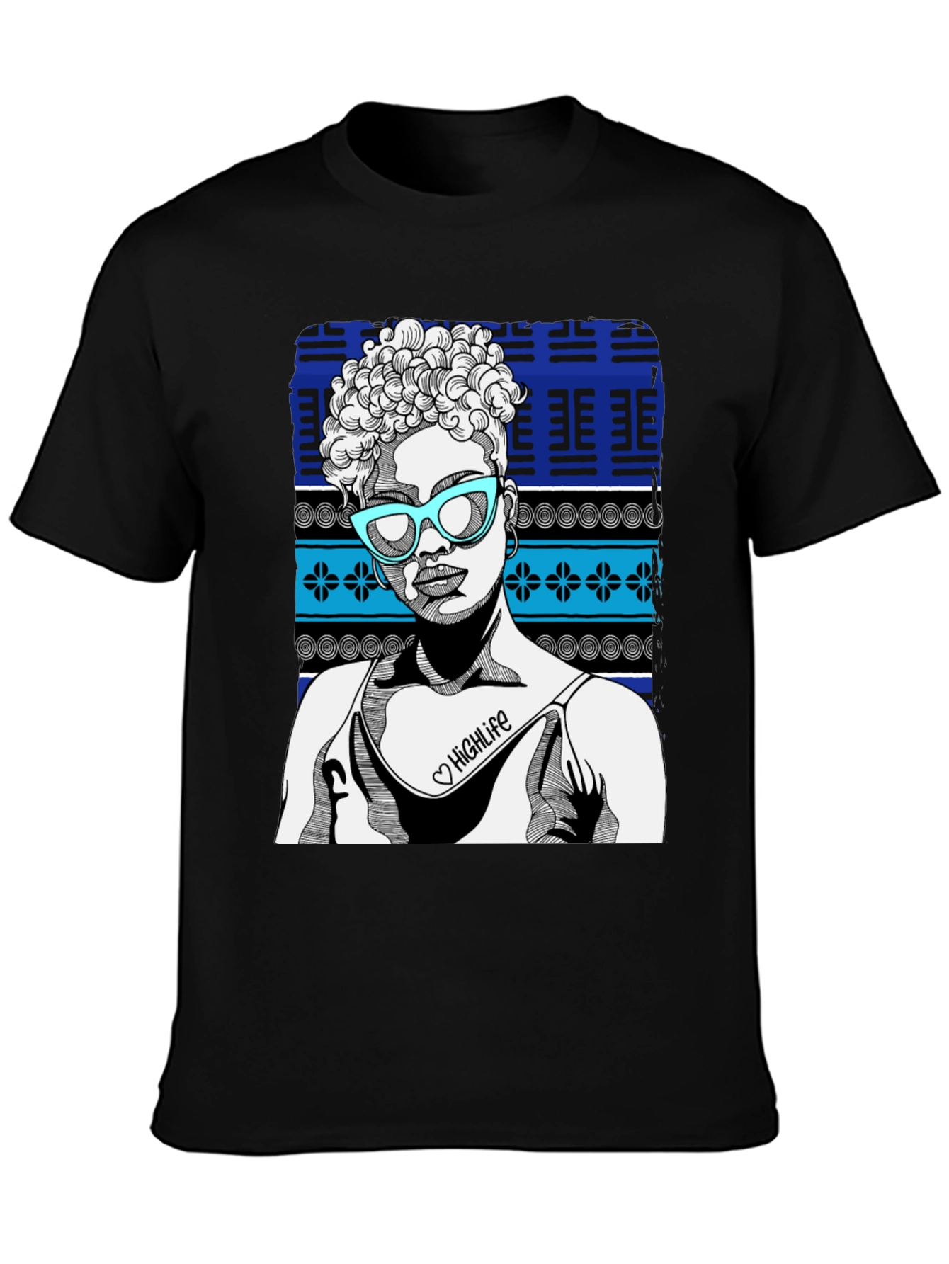 Highlife Tee: Unique Graphic Print Shirt