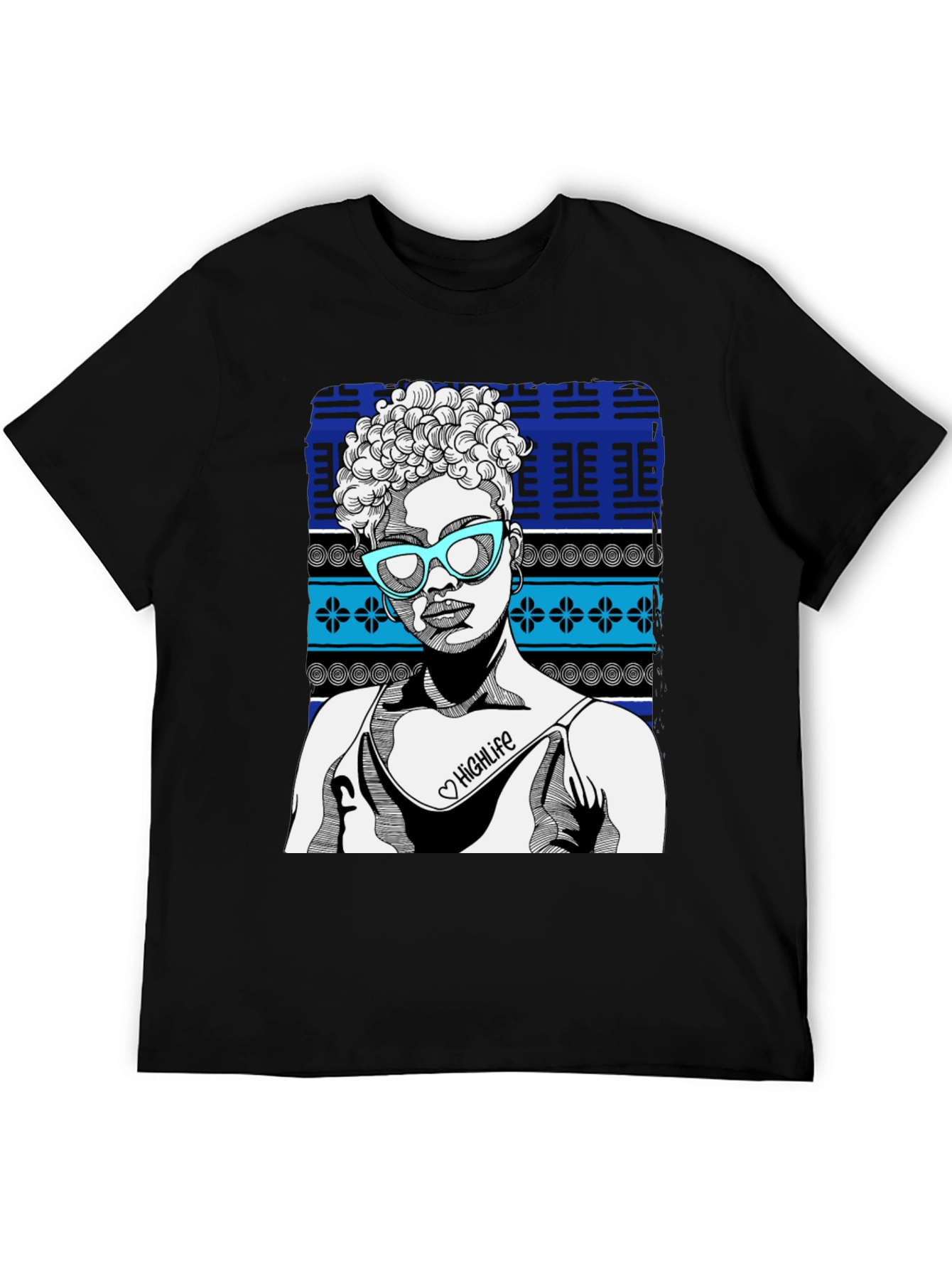 Highlife Tee: Unique Graphic Print Shirt
