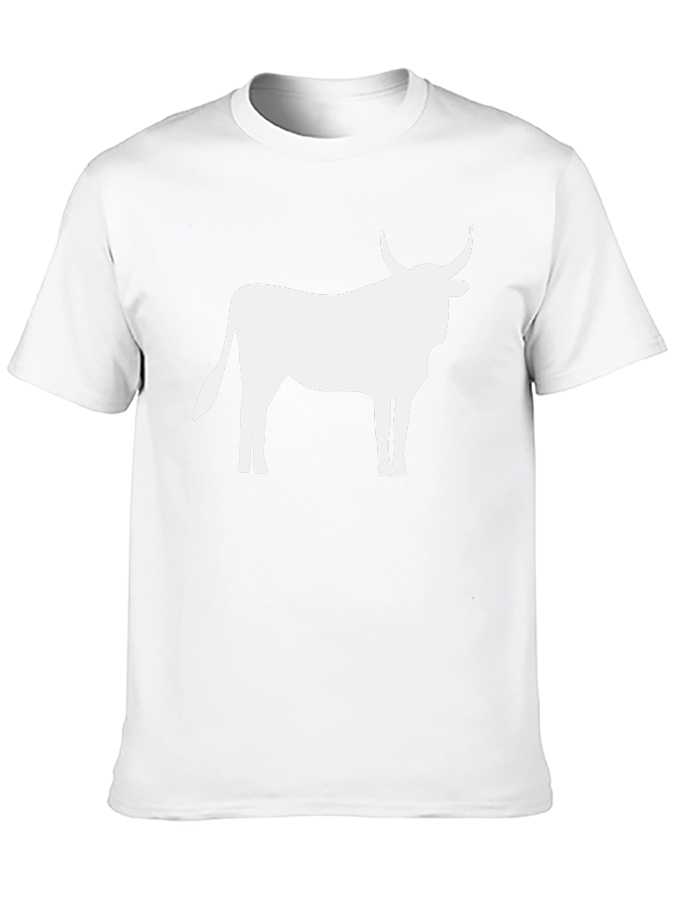 Bull Silhouette Black T-Shirt