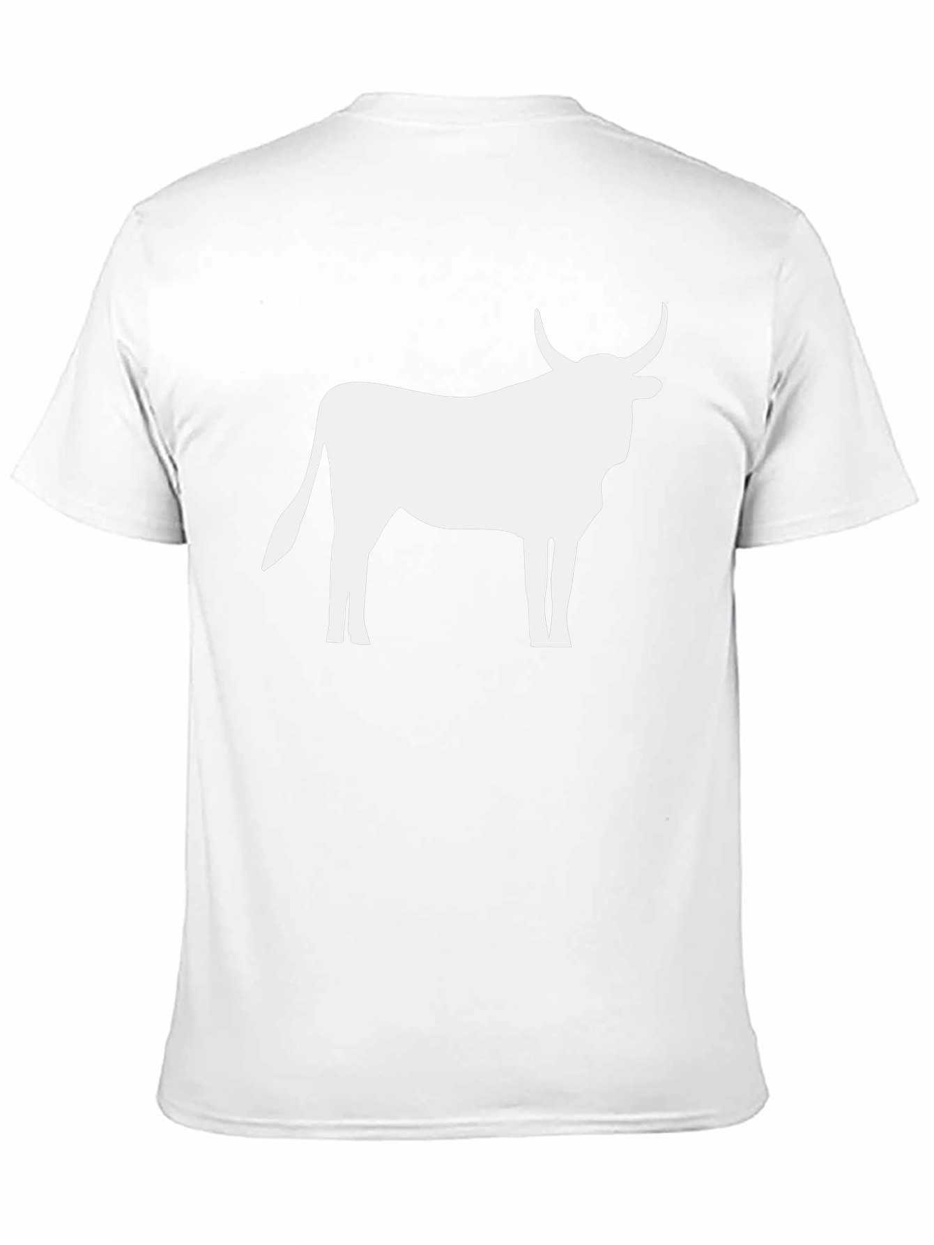 Bull Silhouette Black T-Shirt