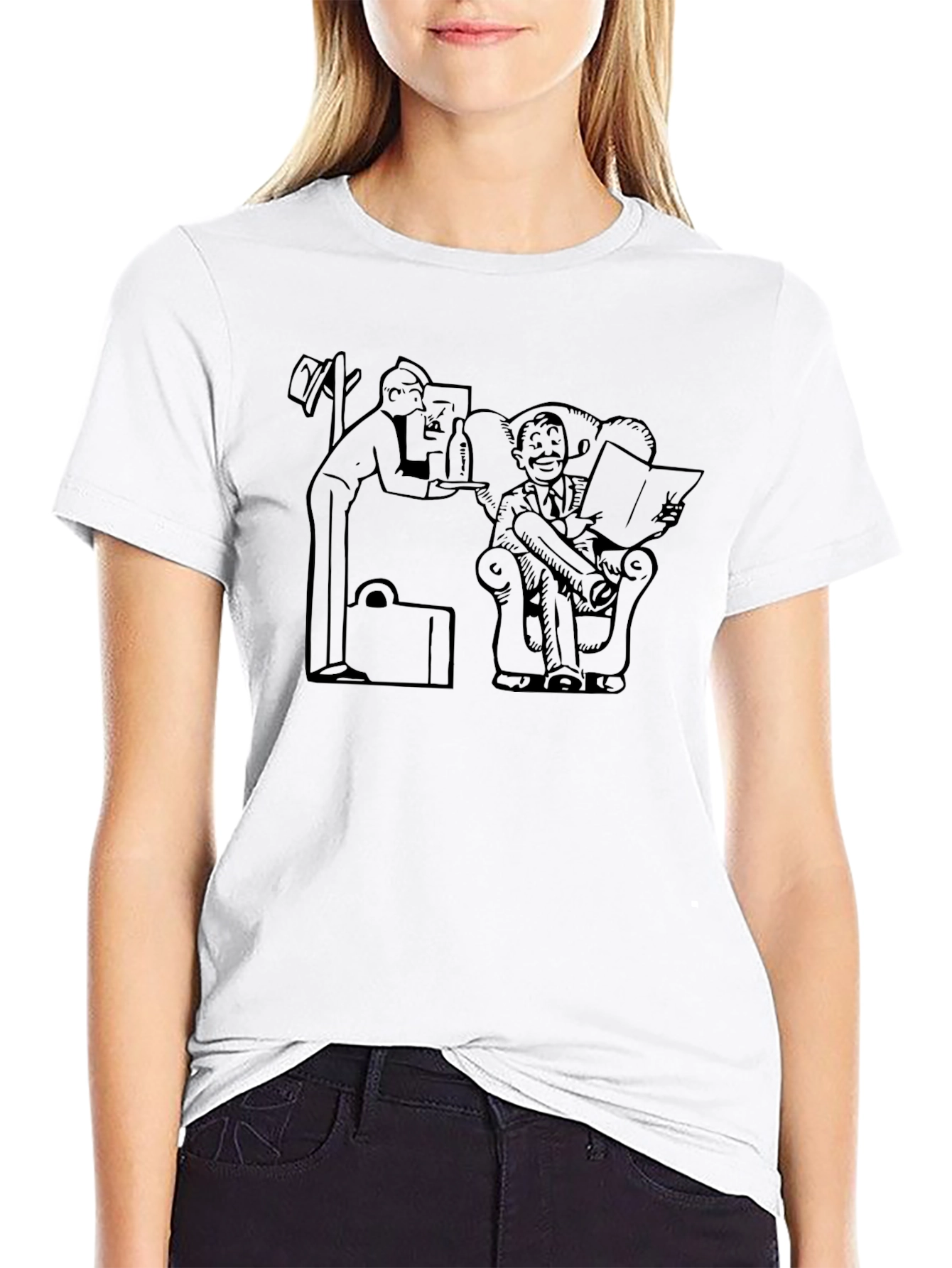 Relaxing Gentleman Graphic Tee