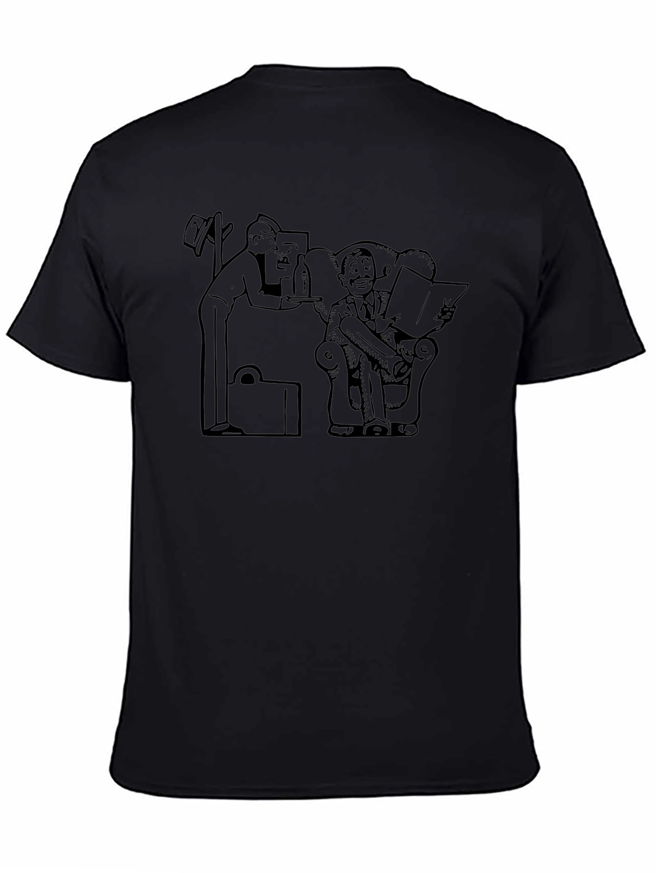 Relaxing Gentleman Graphic Tee