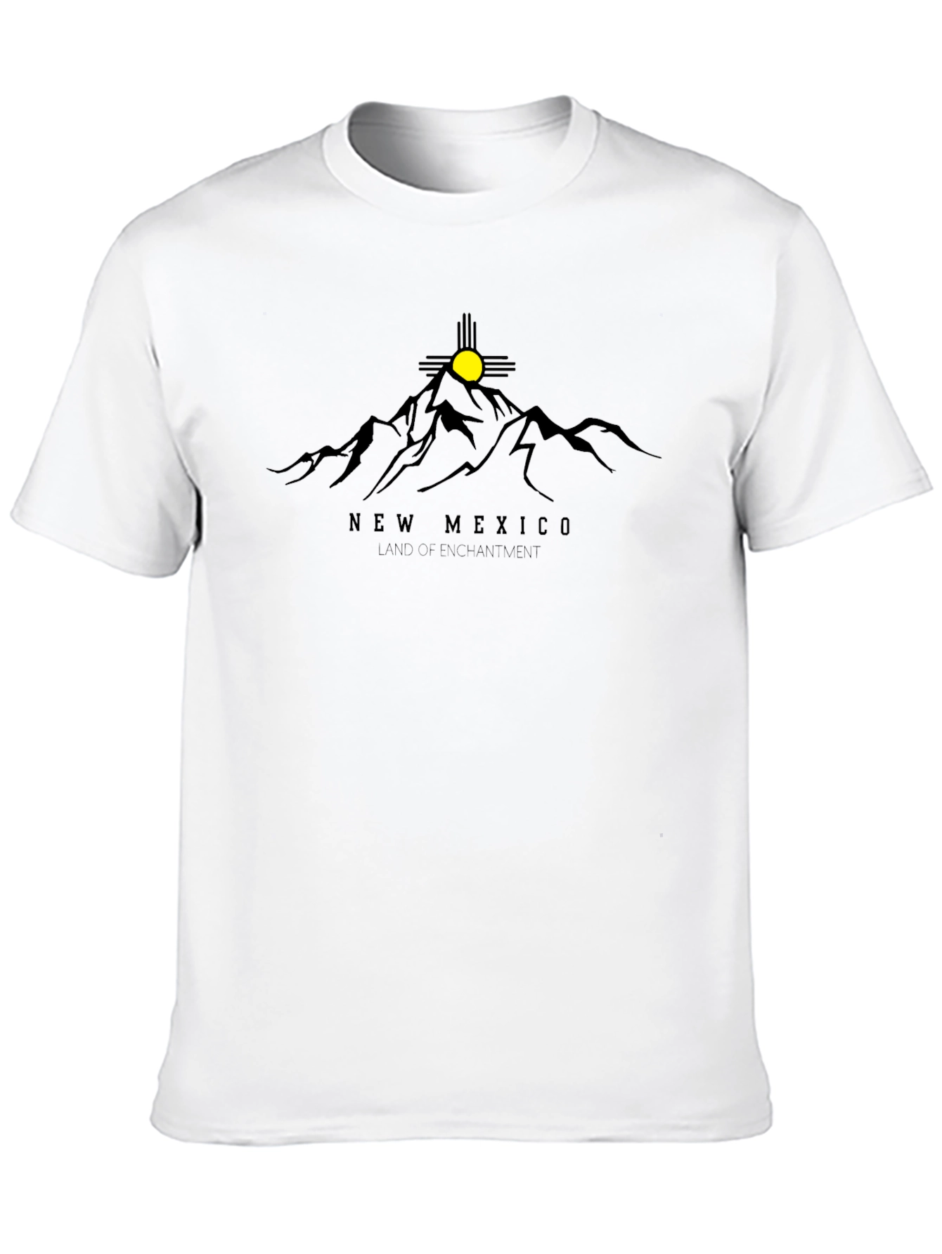 New Mexico Land of Enchantment Graphic Tee - Black