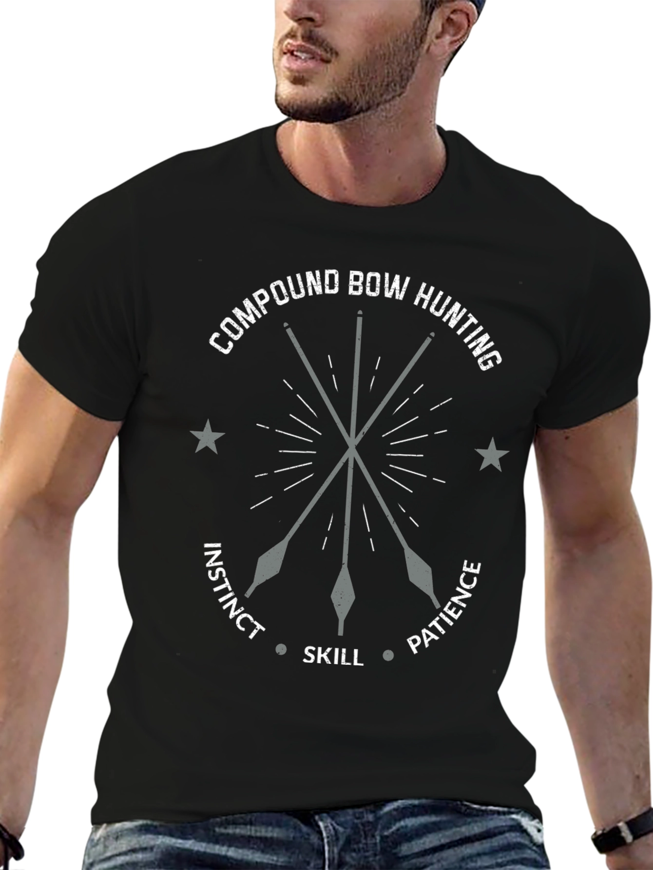 Compound Bow Hunting Arrow T-Shirt