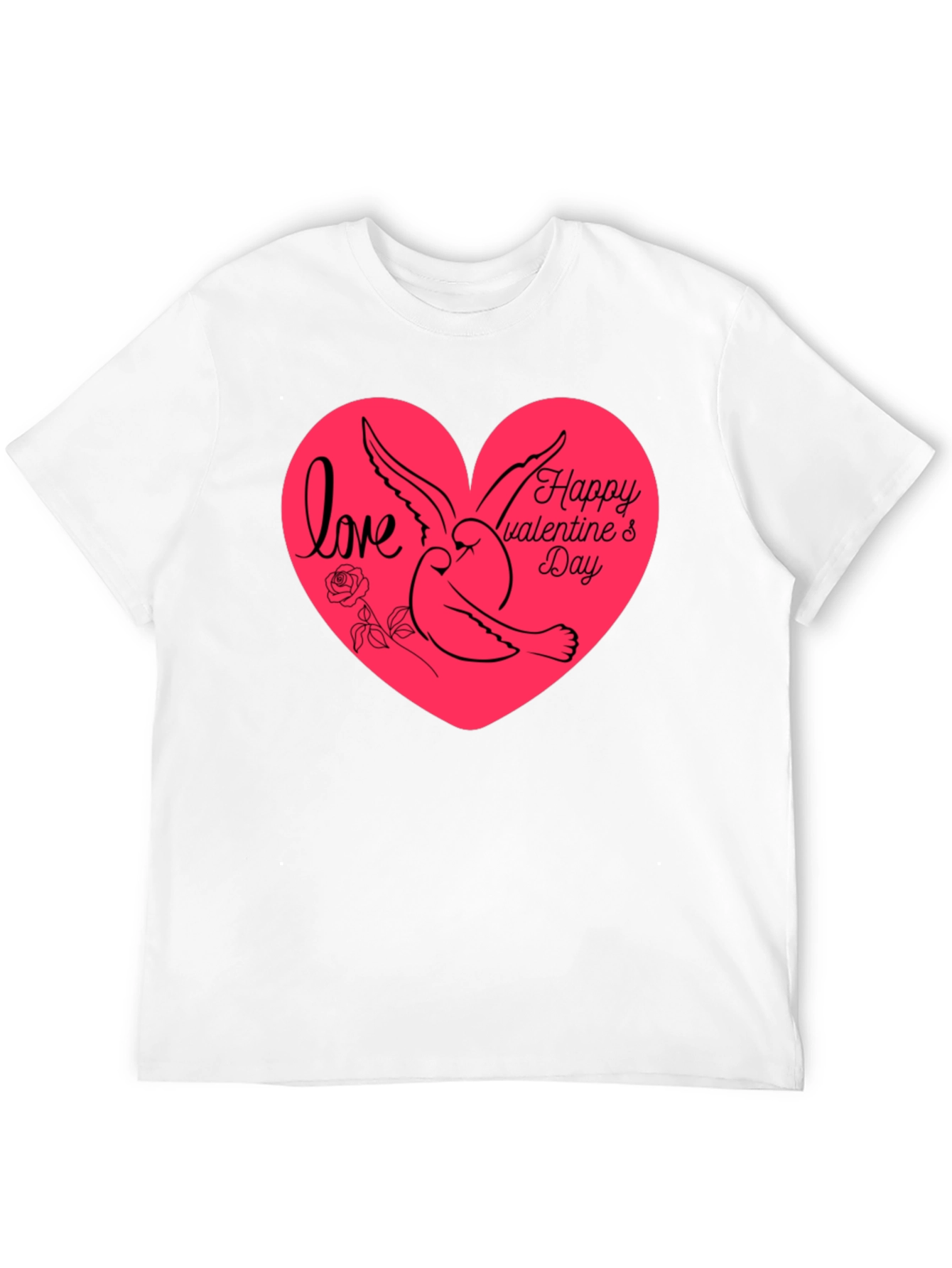Love & Dove Valentines Day Graphic Tee