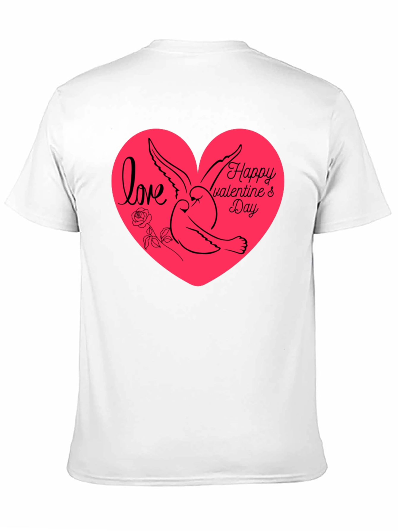 Love & Dove Valentines Day Graphic Tee