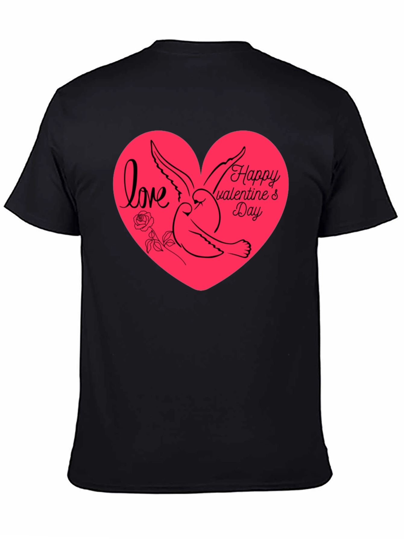 Love & Dove Valentines Day Graphic Tee
