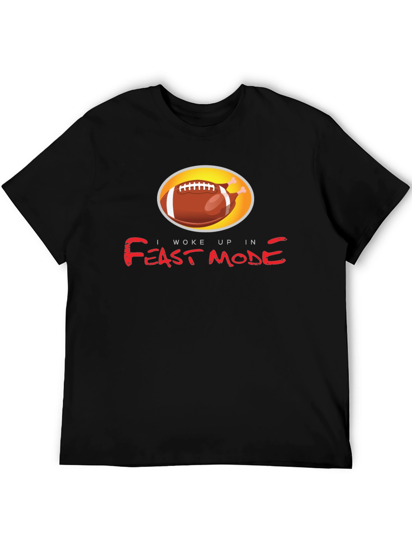 Feast Mode Football Thanksgiving T-Shirt
