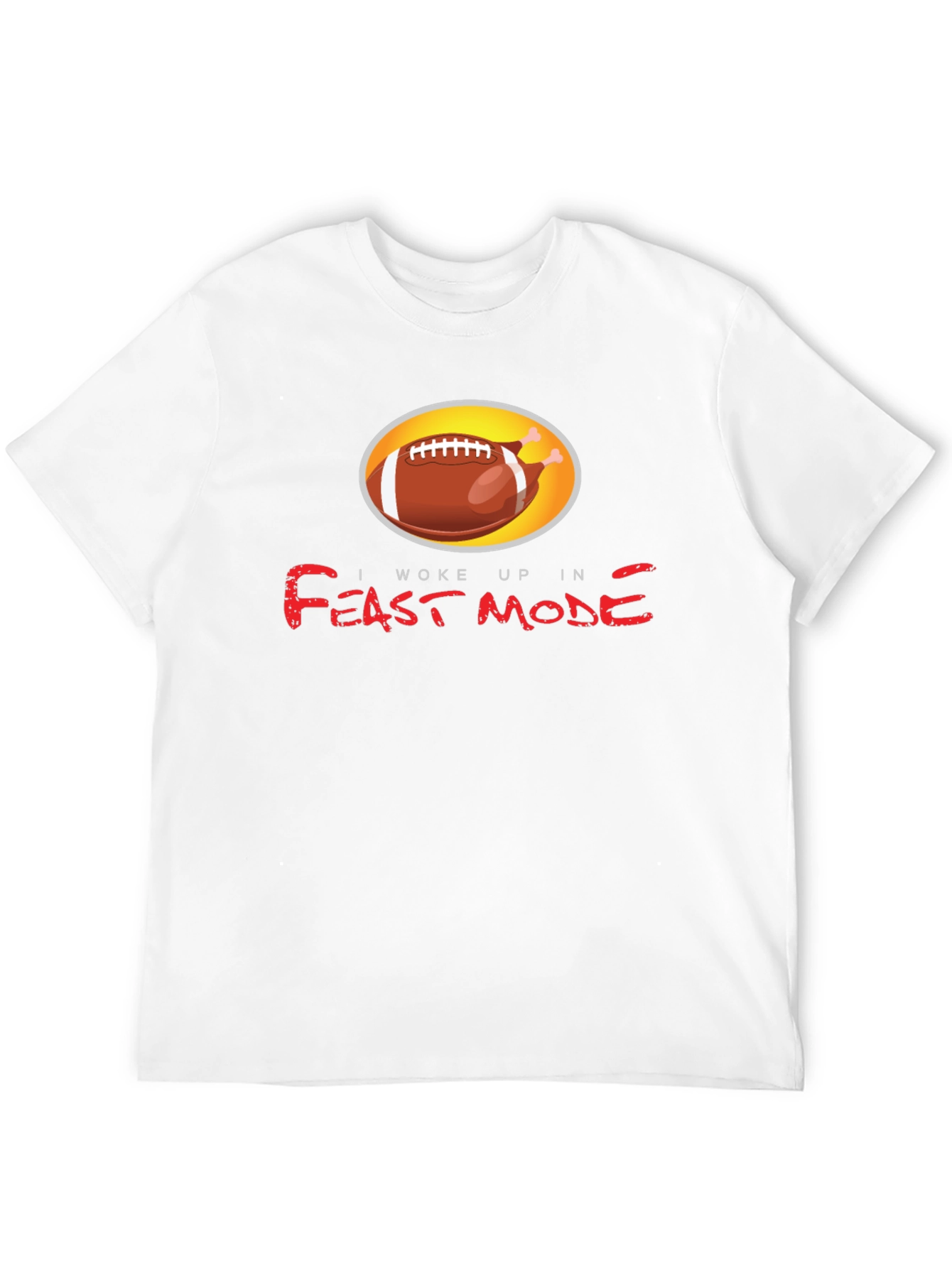 Feast Mode Football Thanksgiving T-Shirt