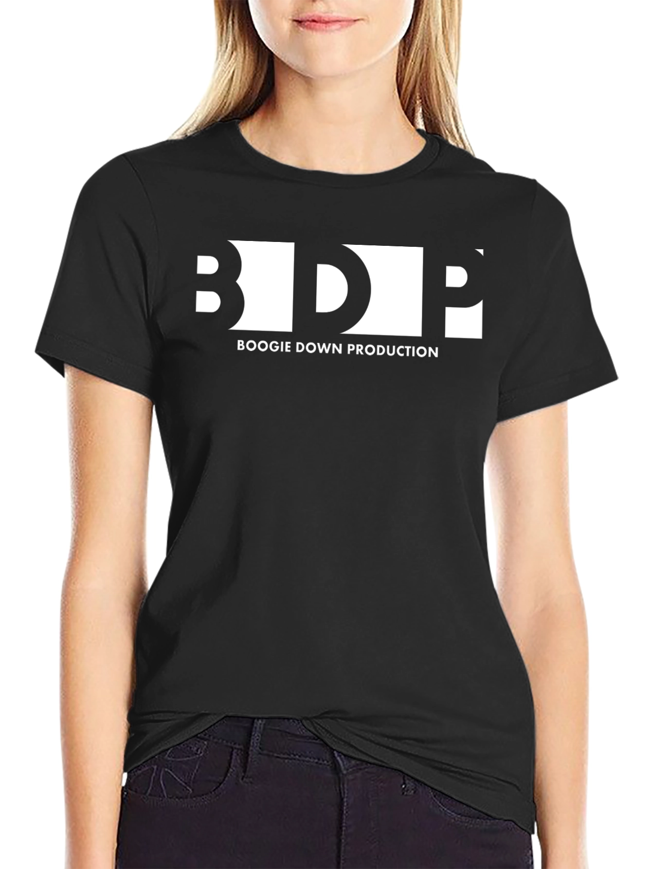BDP Boogie Down Production Black T-Shirt