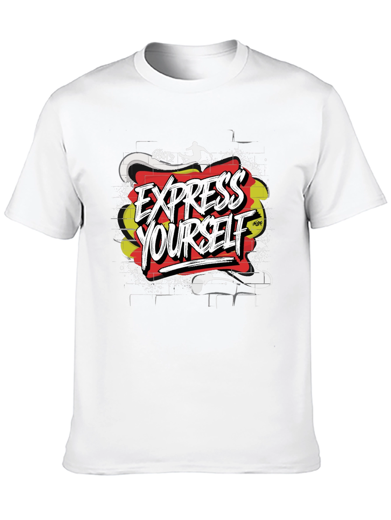 Express Yourself Graphic T-Shirt - Black