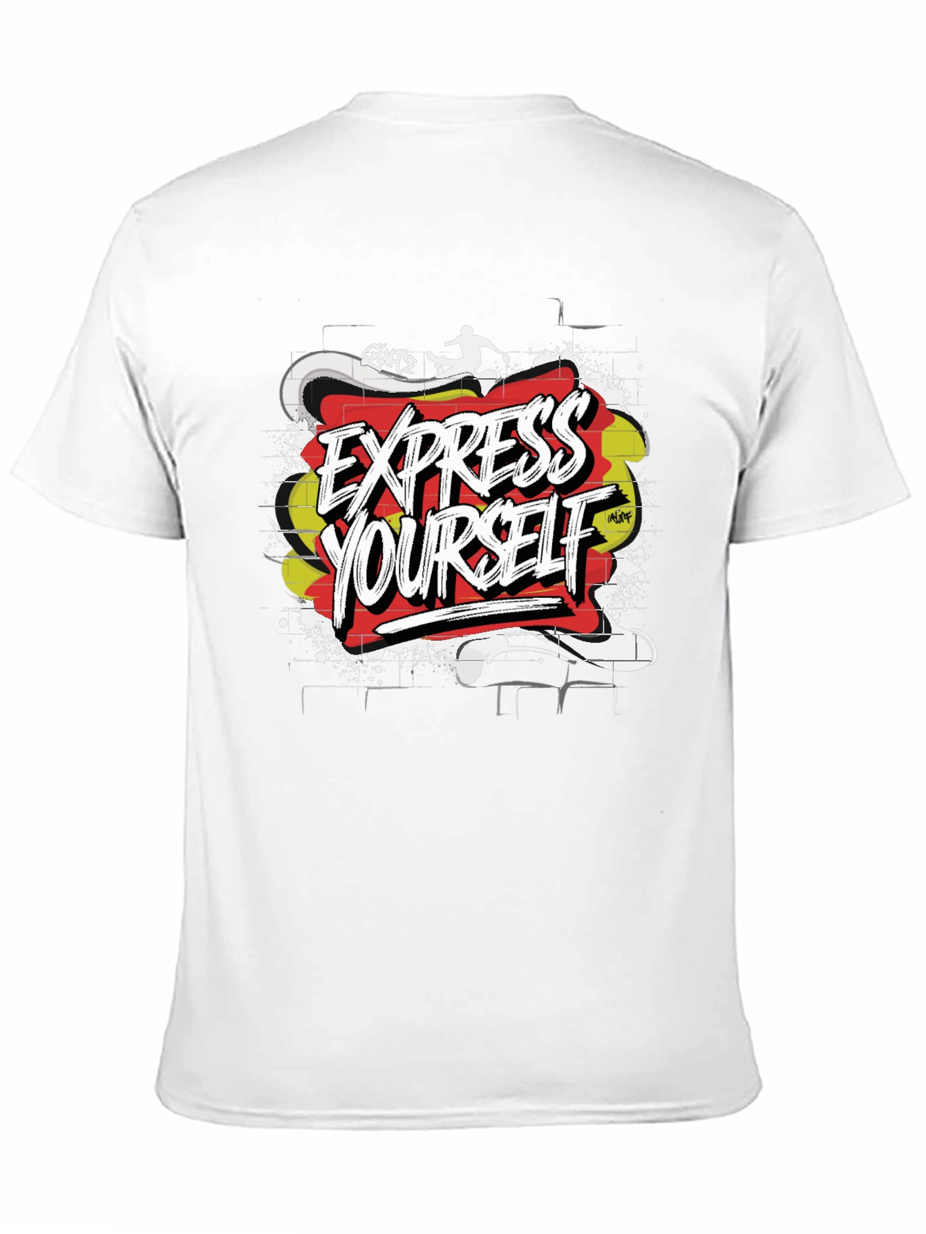 Express Yourself Graphic T-Shirt - Black