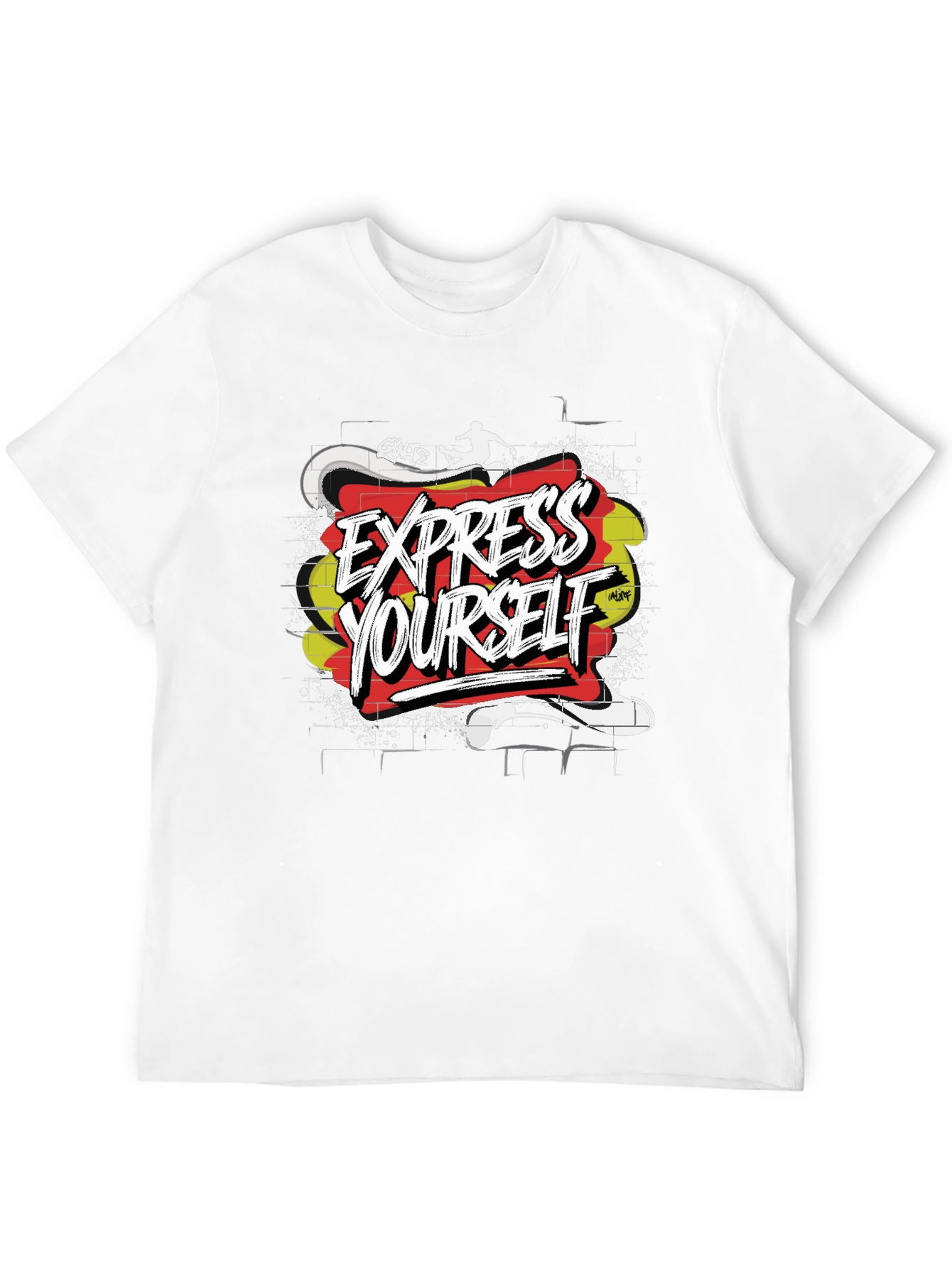 Express Yourself Graphic T-Shirt - Black