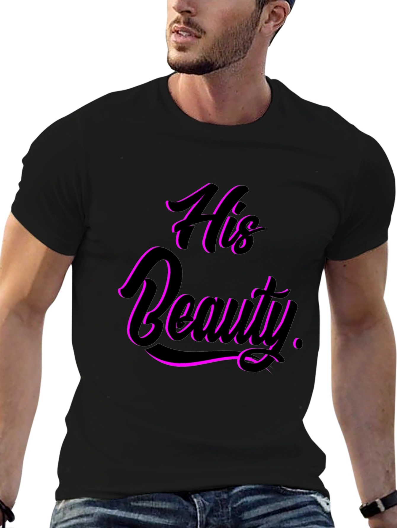 His Beauty Graphic Tee - Black Unisex