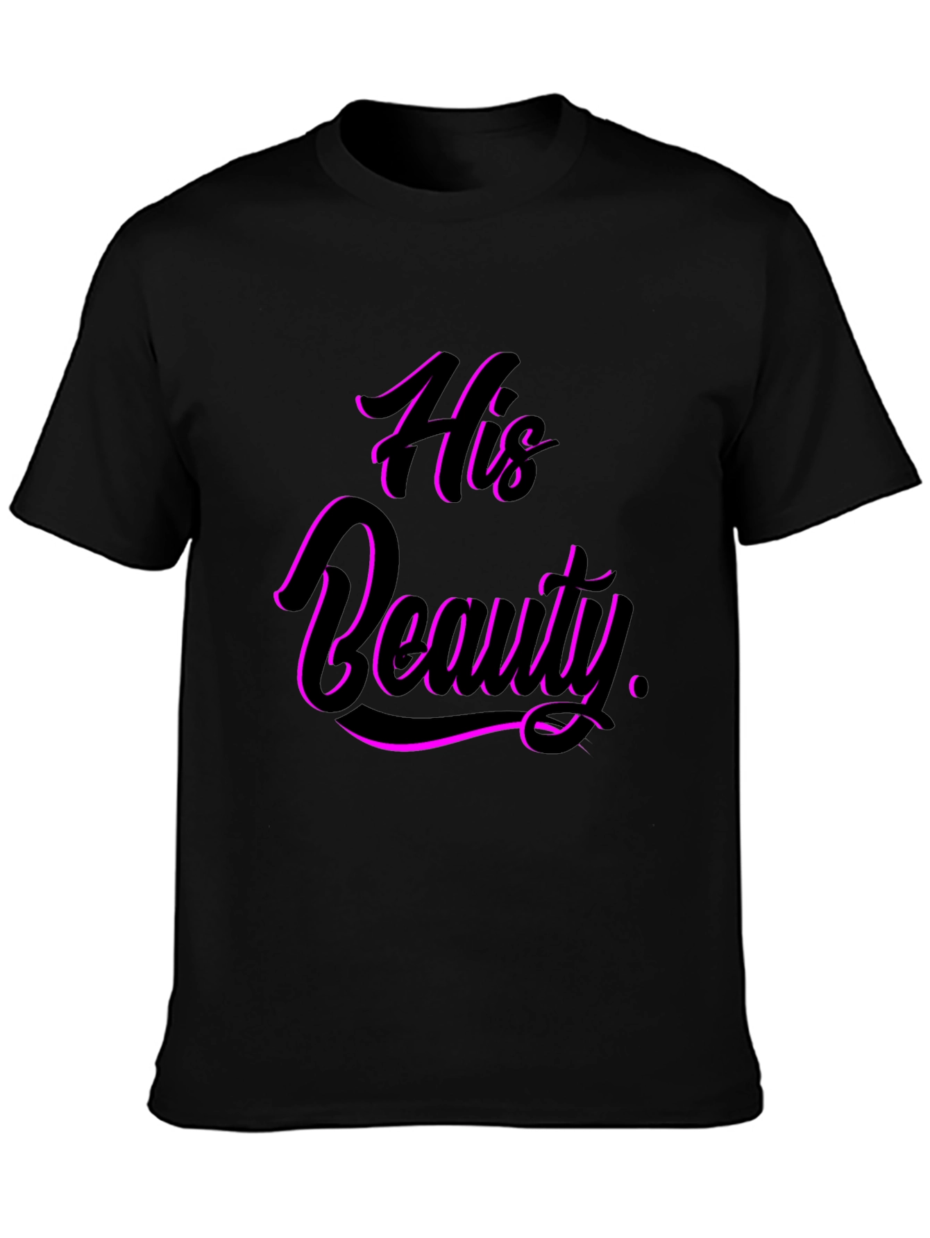 His Beauty Graphic Tee - Black Unisex