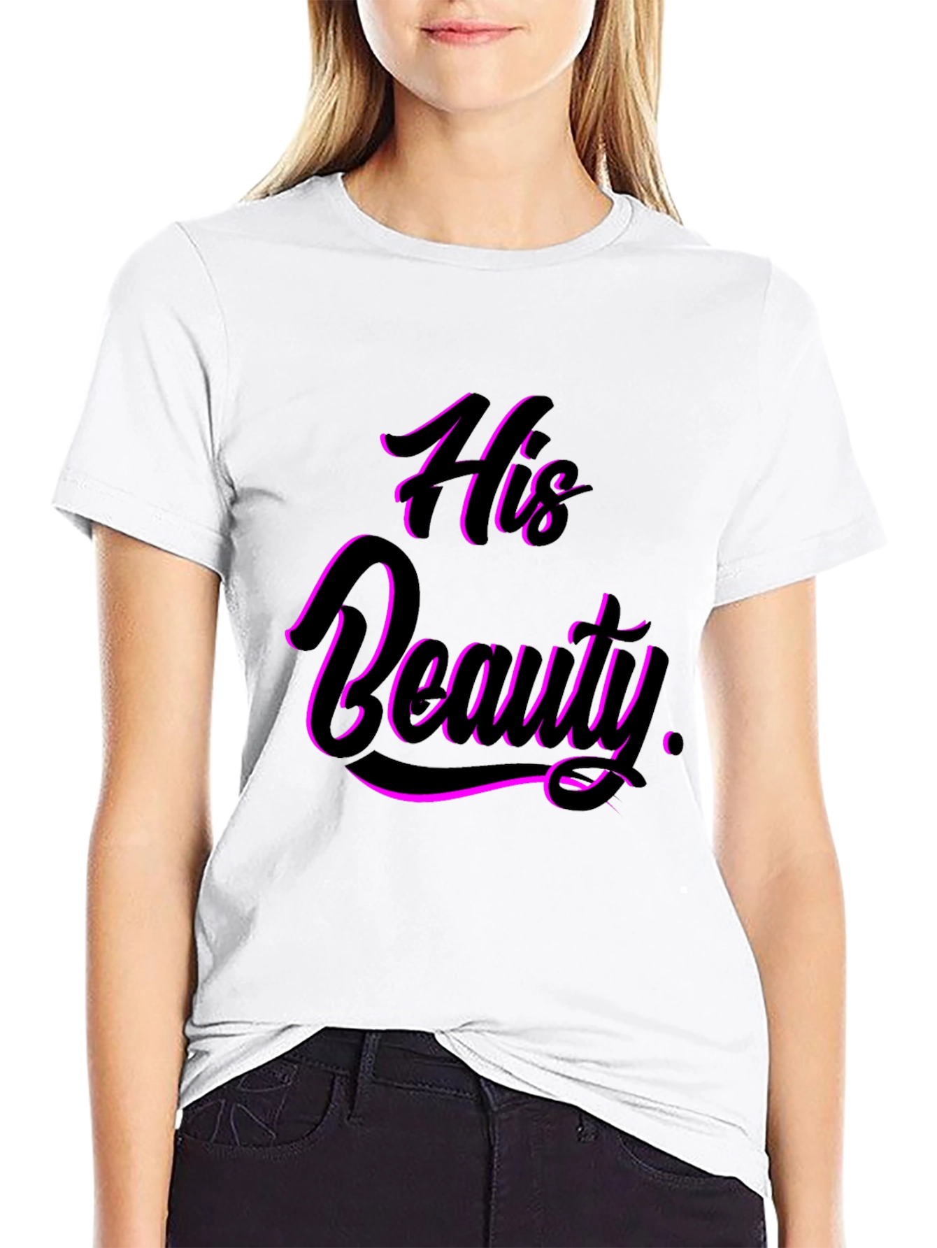 His Beauty Graphic Tee - Black Unisex