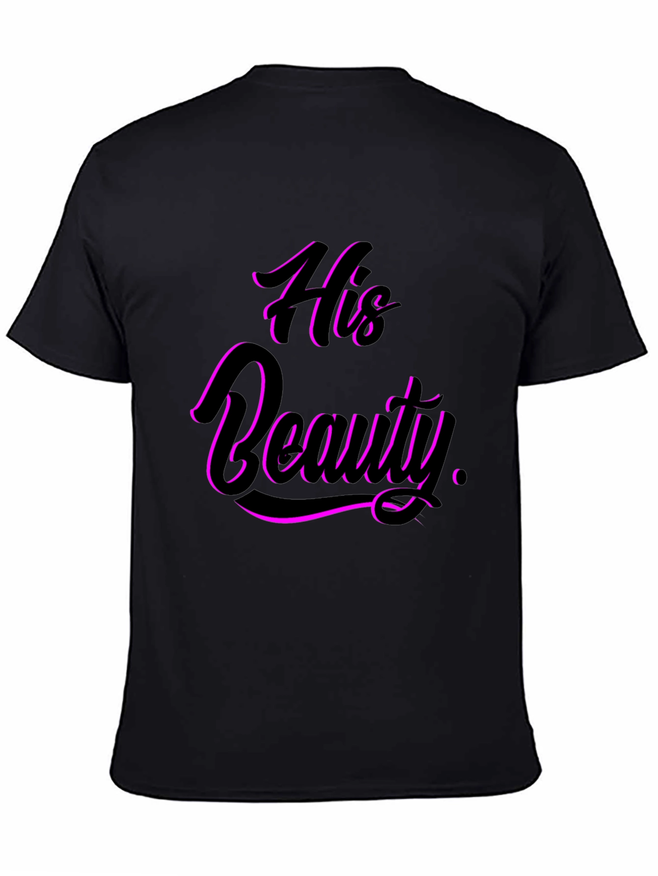 His Beauty Graphic Tee - Black Unisex