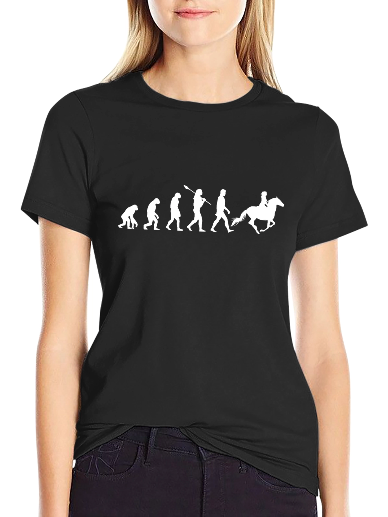Evolution of Horse Riding T-Shirt