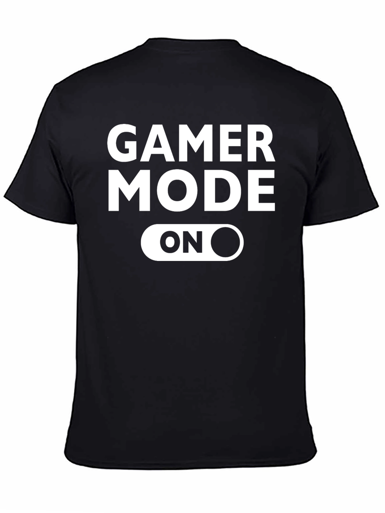 Gamer Mode ON Black Graphic T-Shirt