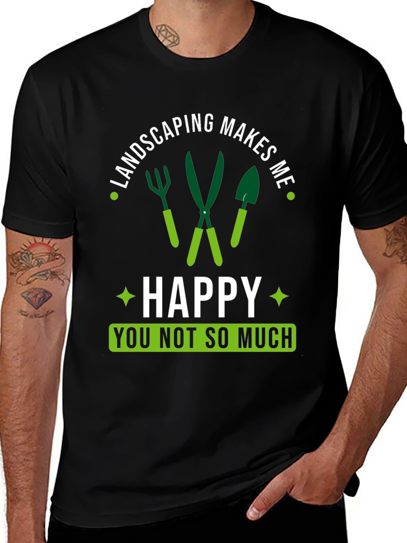 Landscaping Makes Me Happy T-Shirt