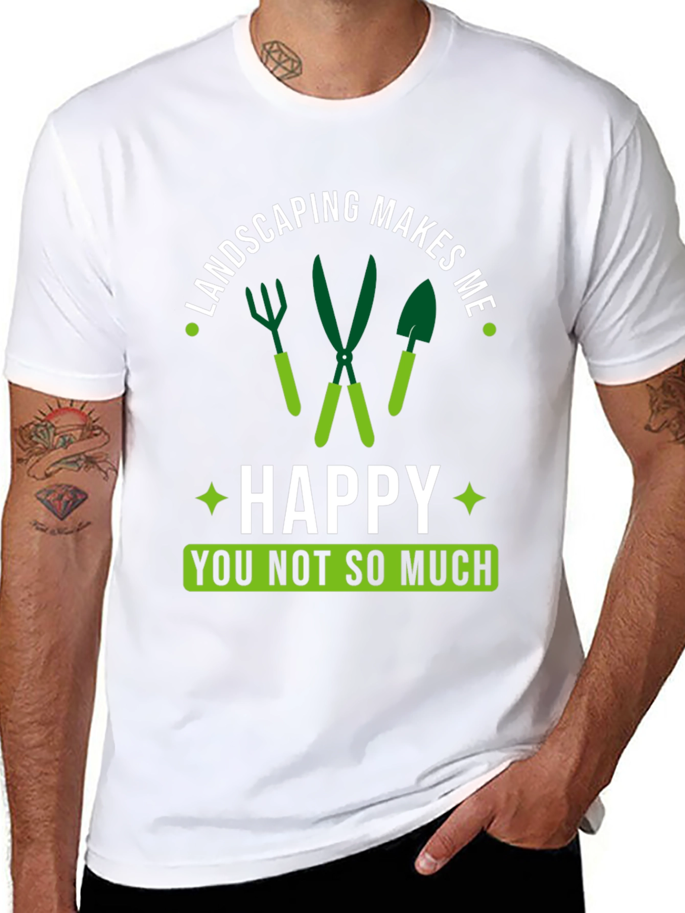 Landscaping Makes Me Happy T-Shirt