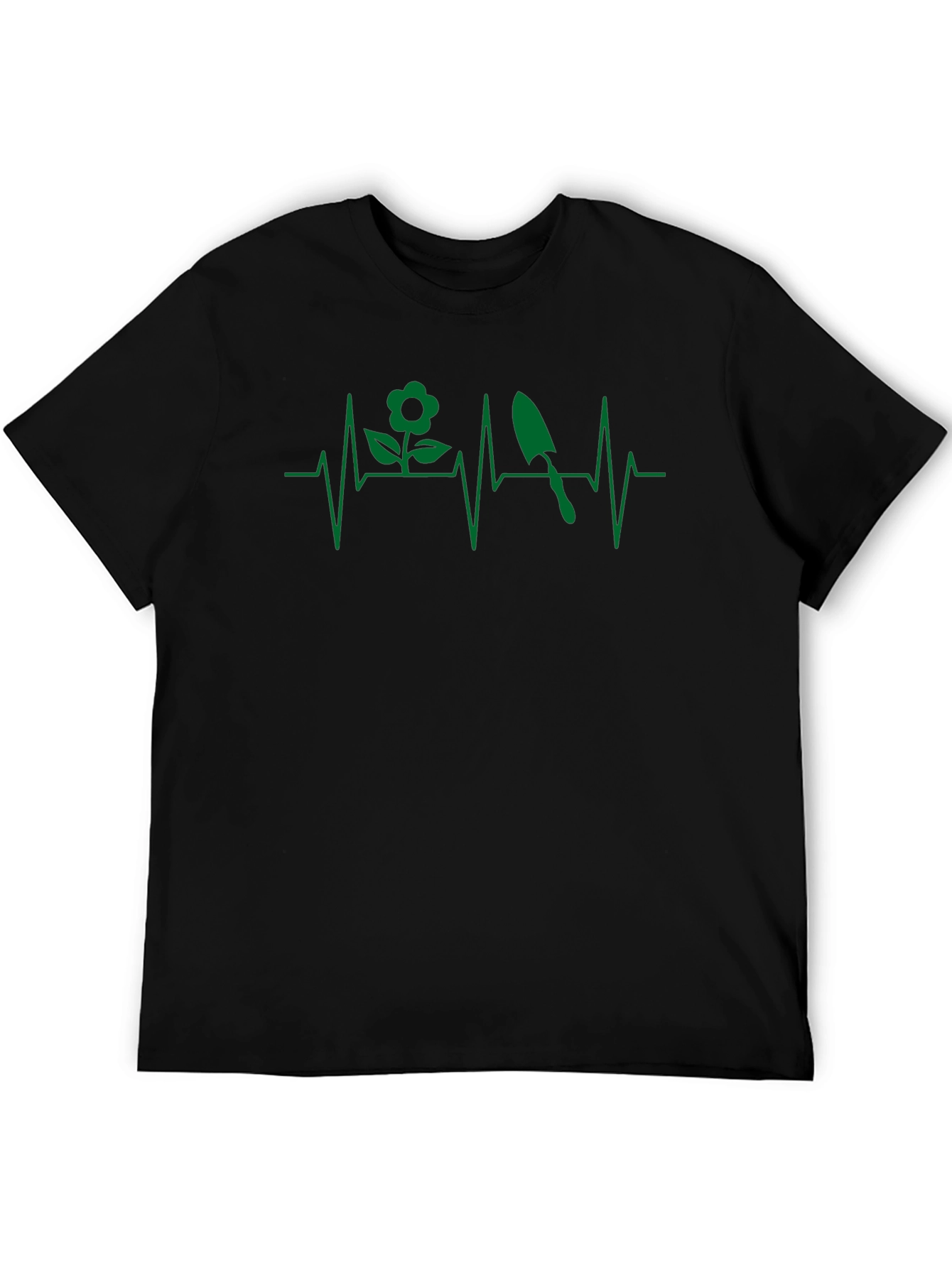 Gardener Heartbeat T-Shirt - Black