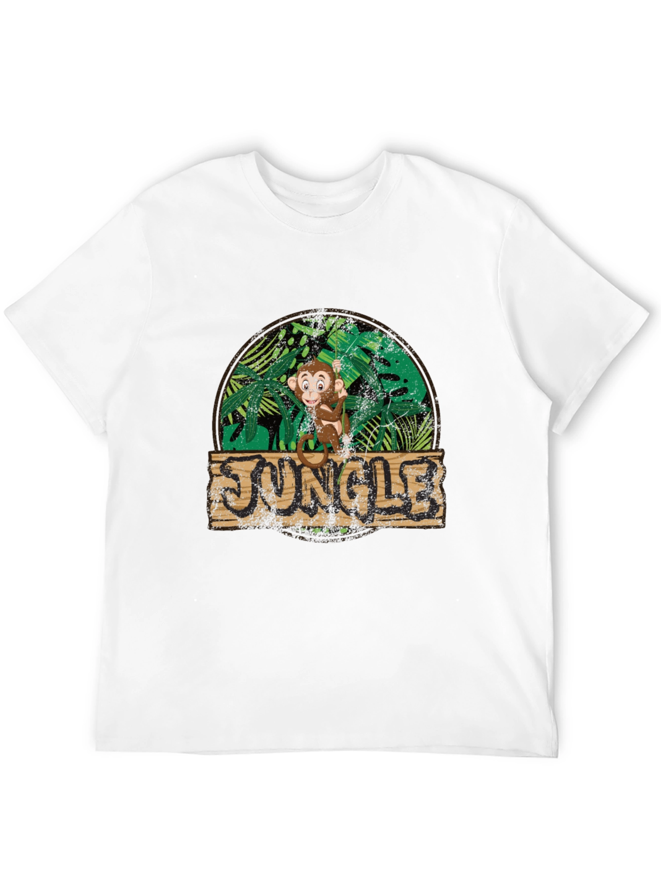 Jungle Monkey Graphic Tee - Funky Design