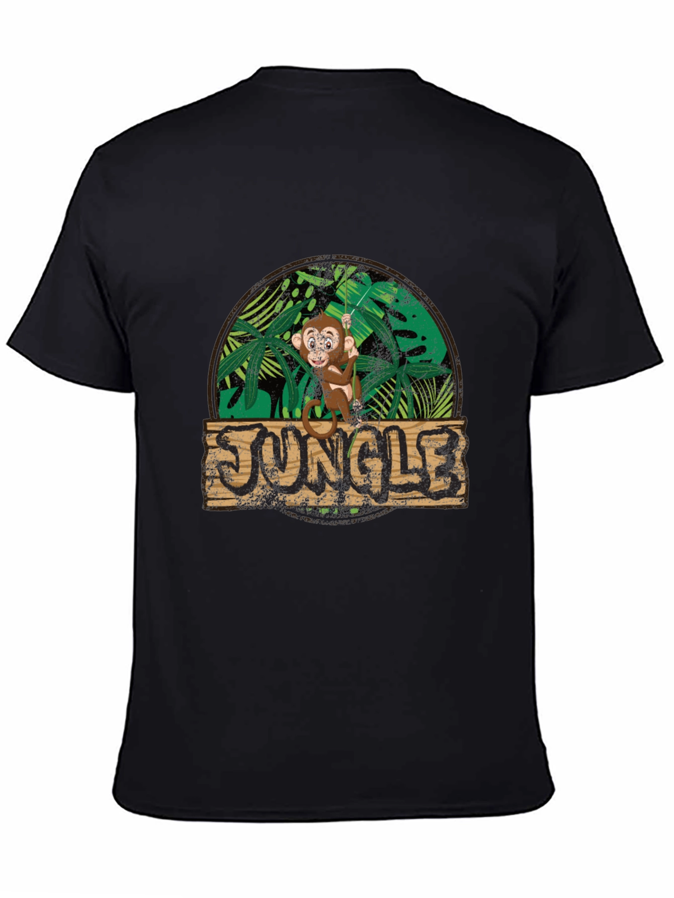 Jungle Monkey Graphic Tee - Funky Design