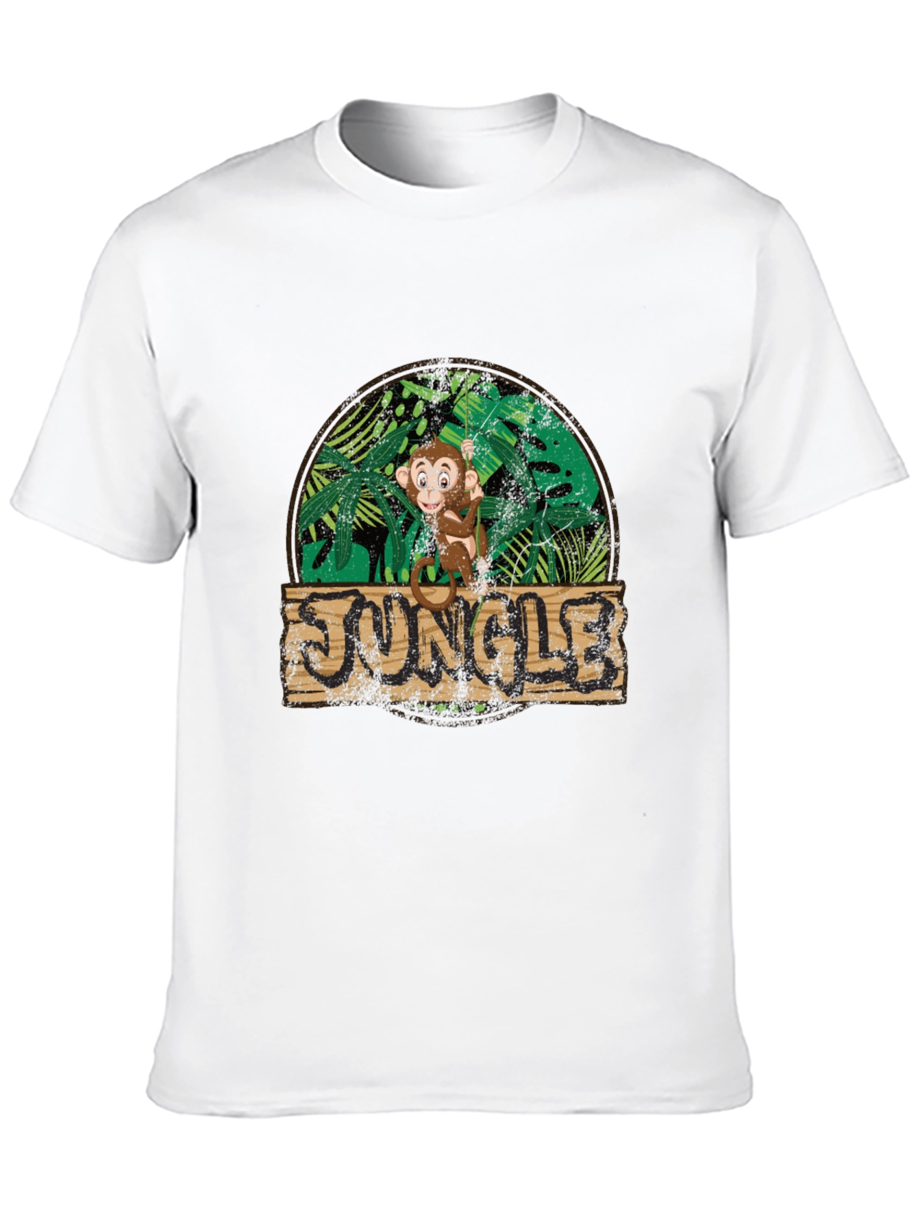 Jungle Monkey Graphic Tee - Funky Design