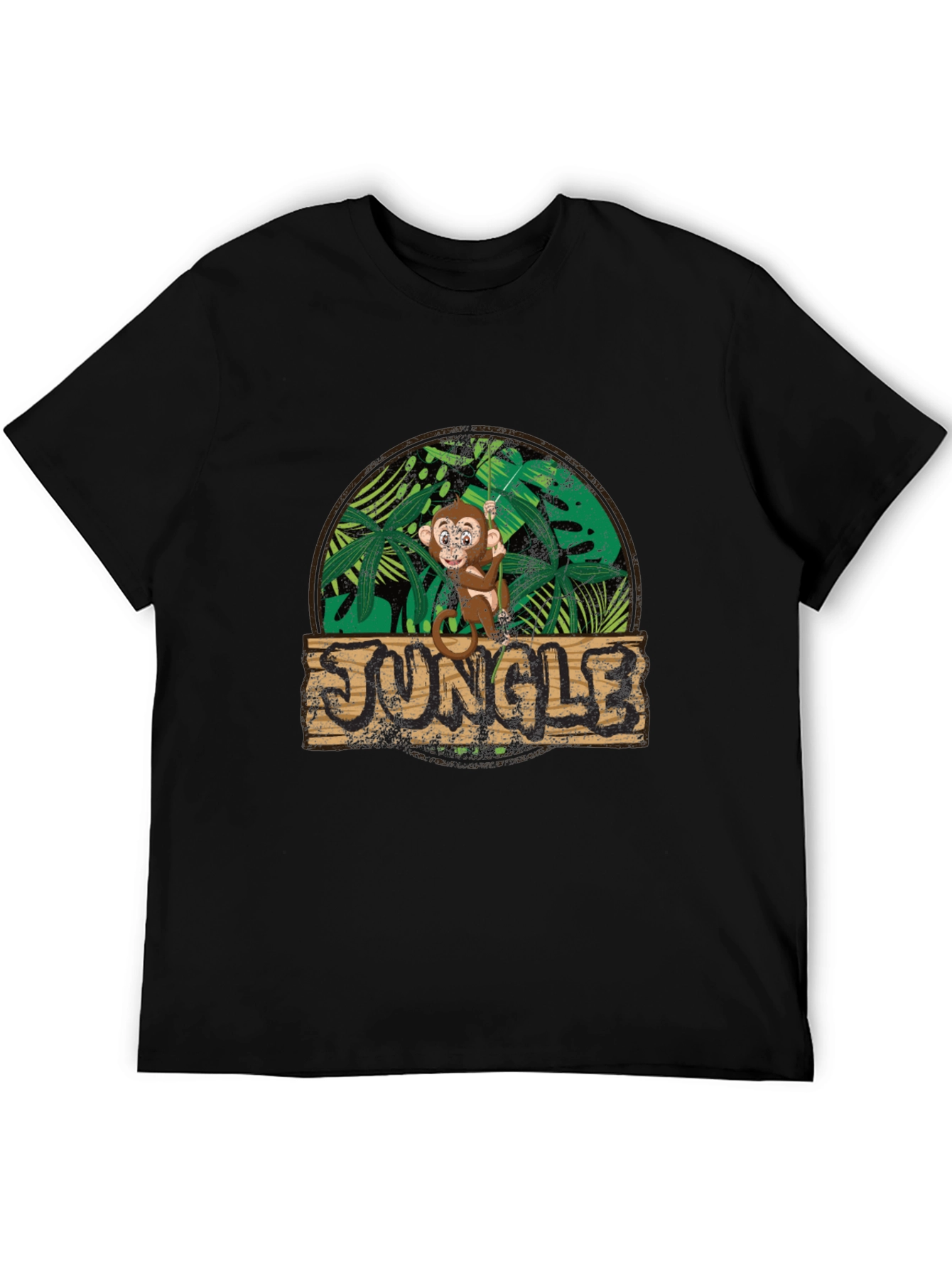 Jungle Monkey Graphic Tee - Funky Design