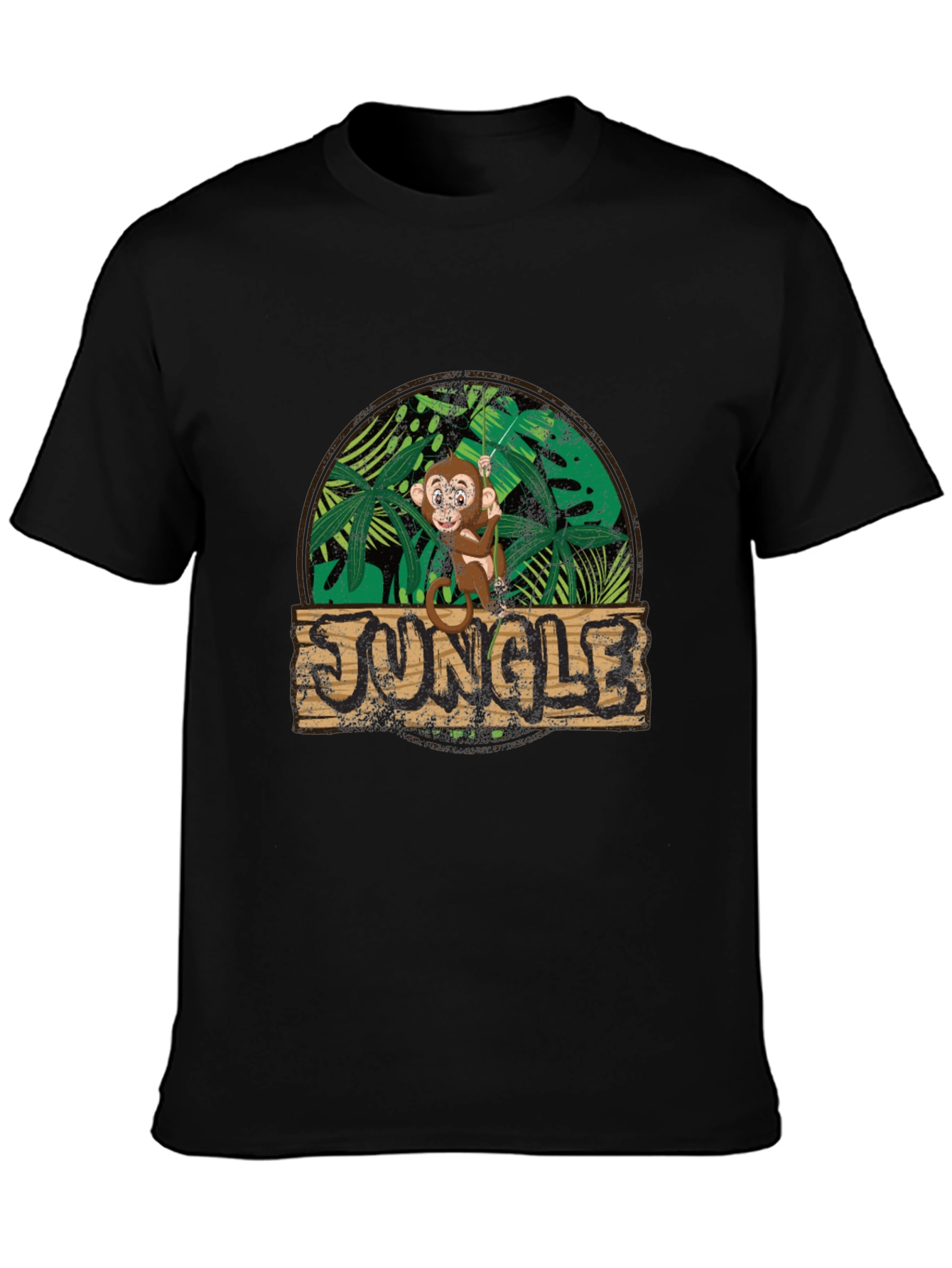 Jungle Monkey Graphic Tee - Funky Design