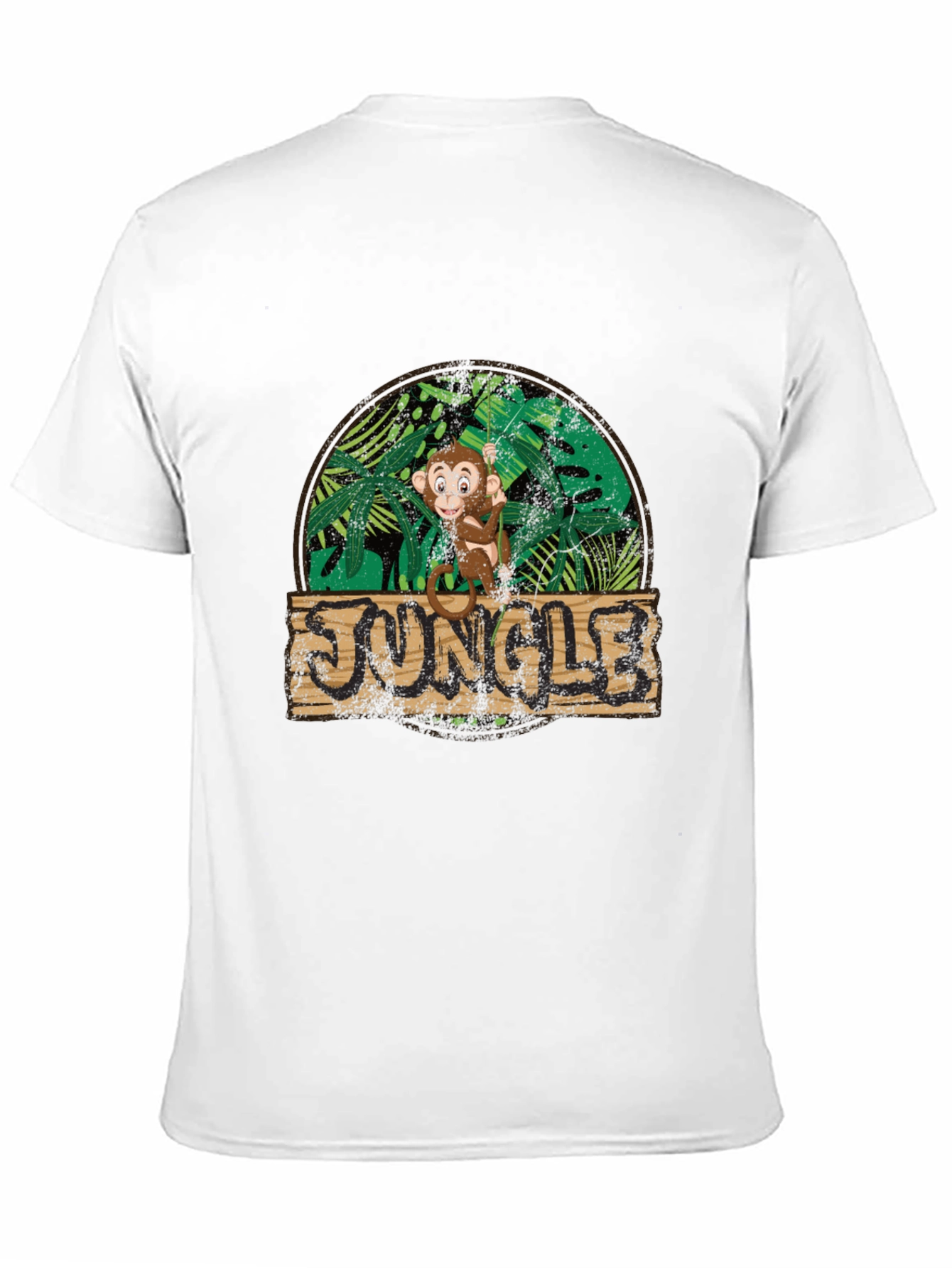 Jungle Monkey Graphic Tee - Funky Design