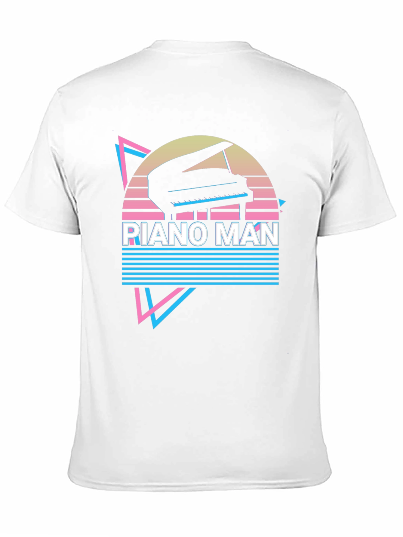 Piano Man Retro T-Shirt