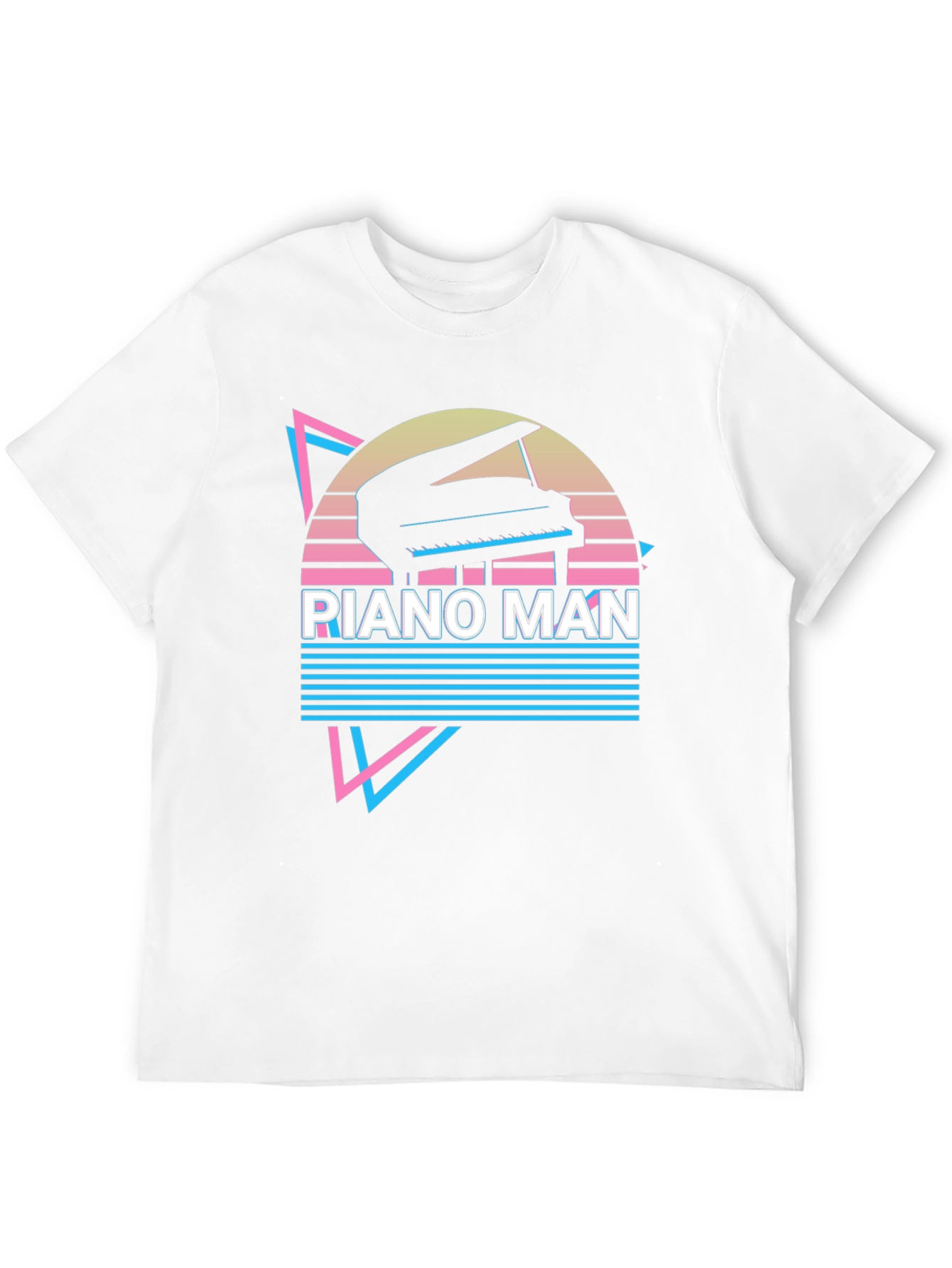 Piano Man Retro T-Shirt