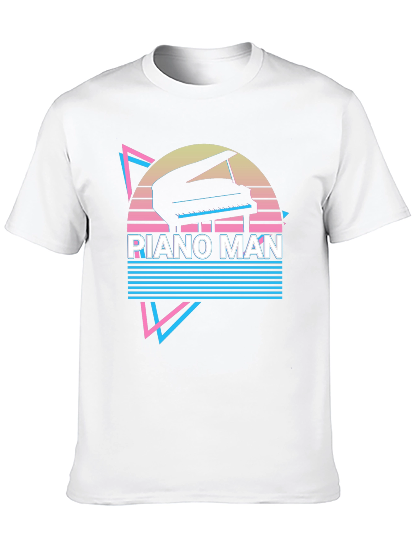 Piano Man Retro T-Shirt