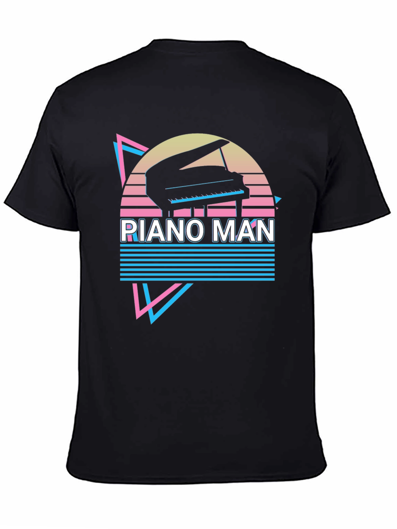 Piano Man Retro T-Shirt