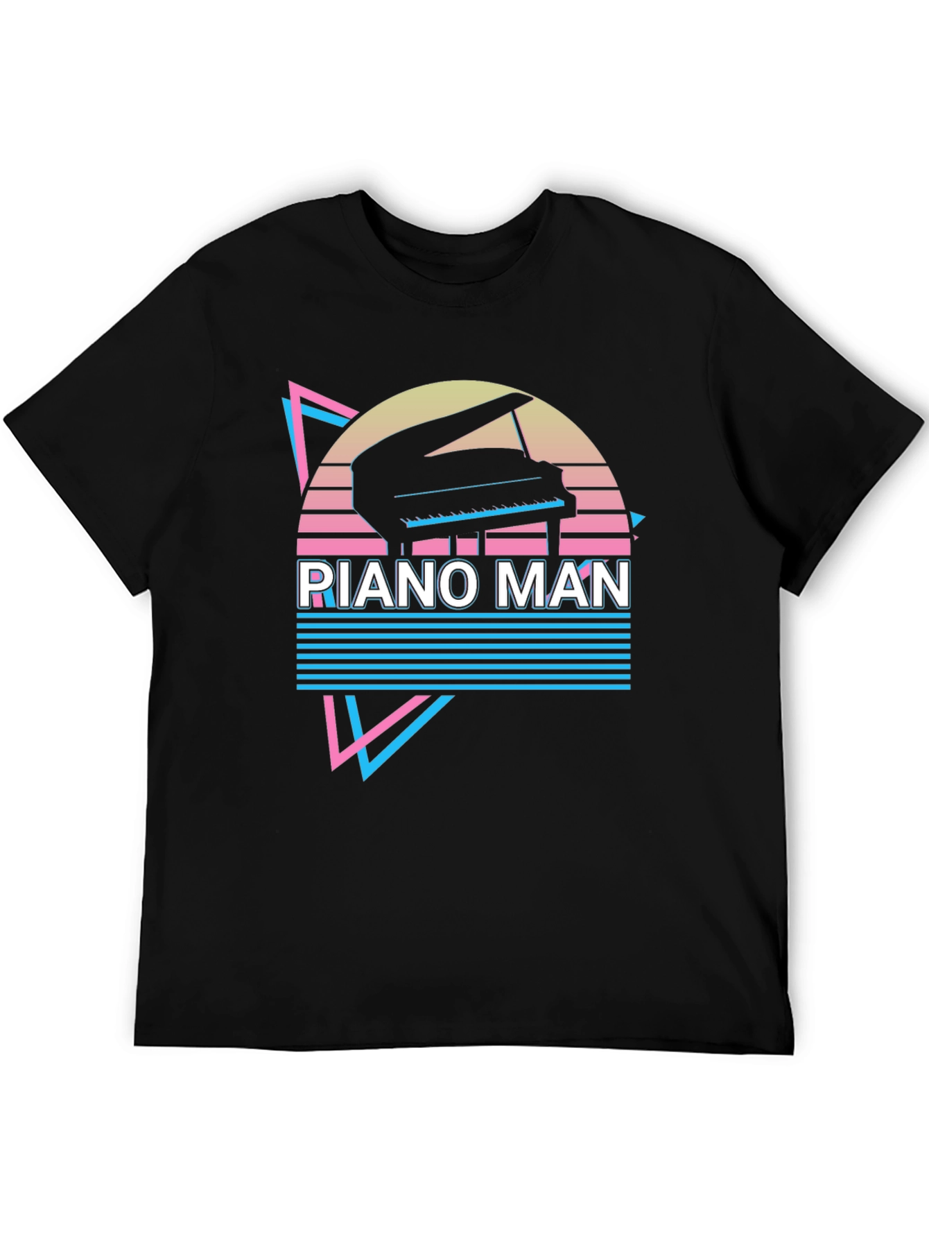 Piano Man Retro T-Shirt
