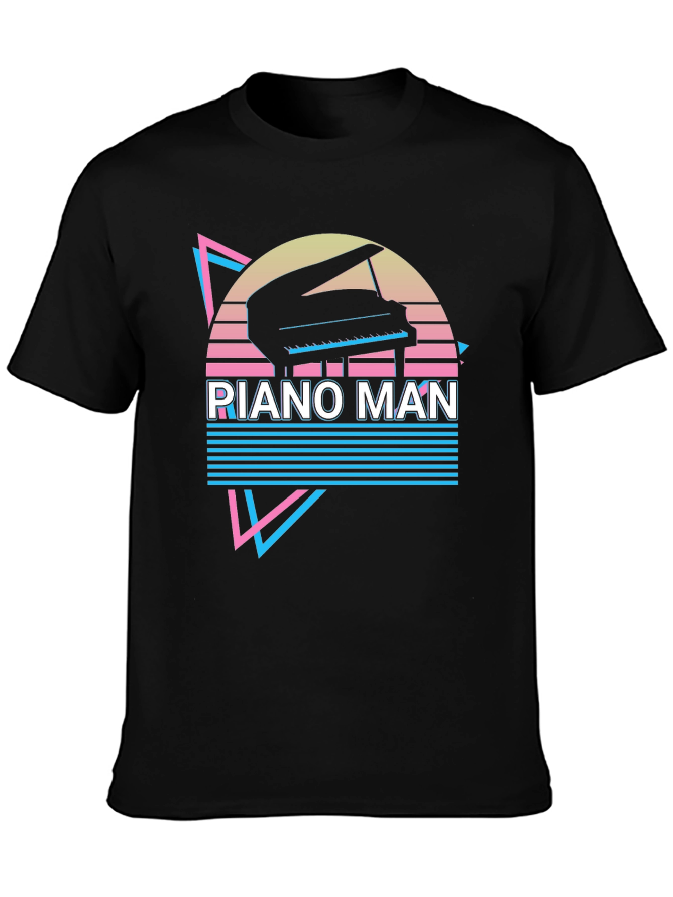 Piano Man Retro T-Shirt