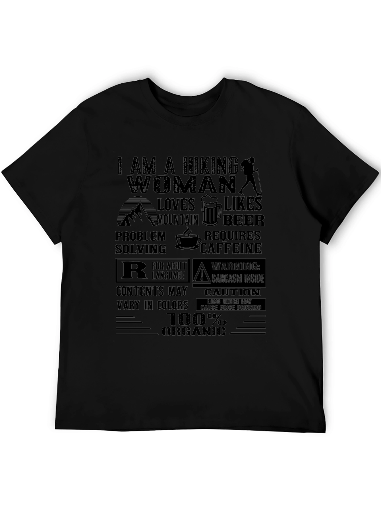 Hiking Woman Organic T-Shirt