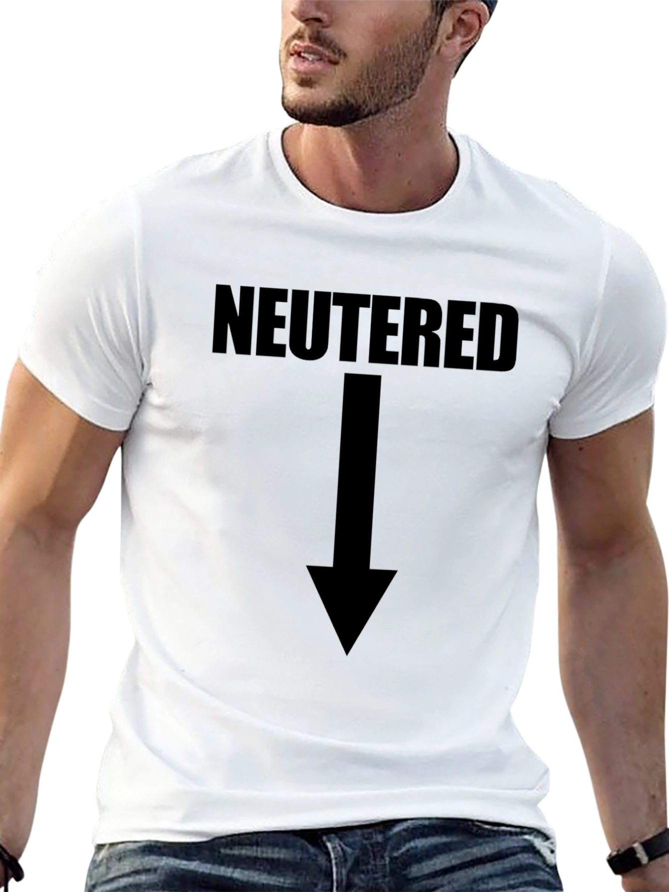 Neutered Arrow T-Shirt - Funny Humor Tee