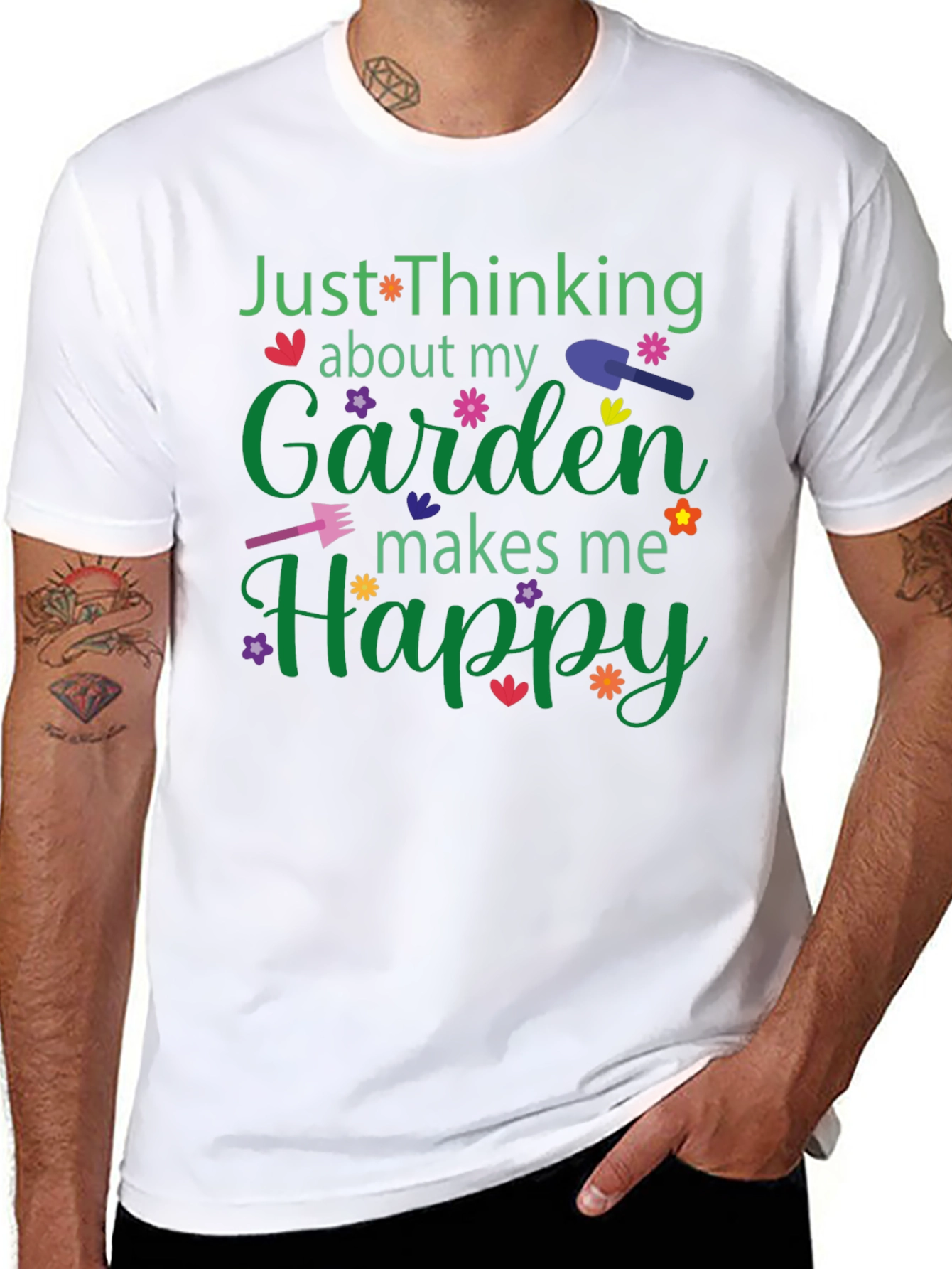 Garden Lover T-Shirt: Just Thinking About My Garden